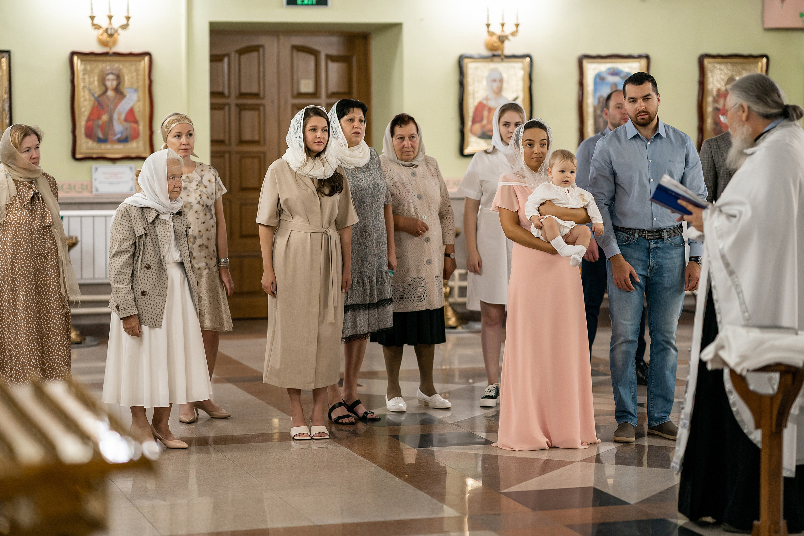 Крещение Максима, Храм Рождества Христова. Фотограф на Крещение и Венчание в Красноярске Рамазанова Юлия