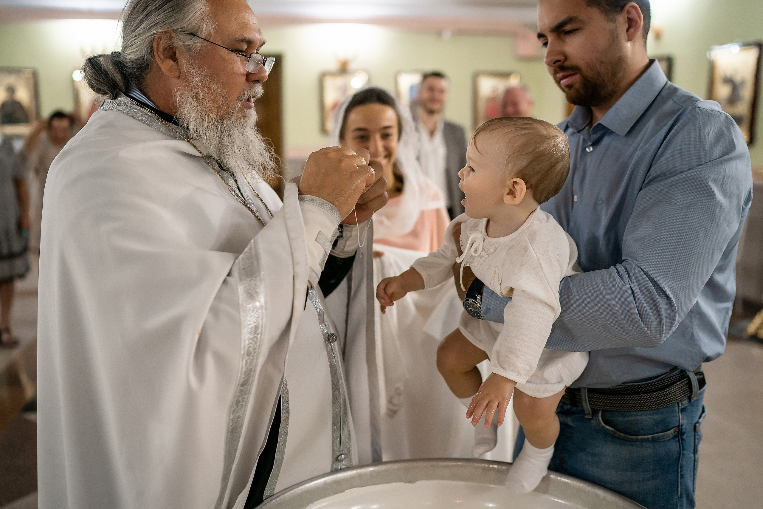 Крещение Максима, Храм Рождества Христова. Фотограф на Крещение и Венчание в Красноярске Рамазанова Юлия