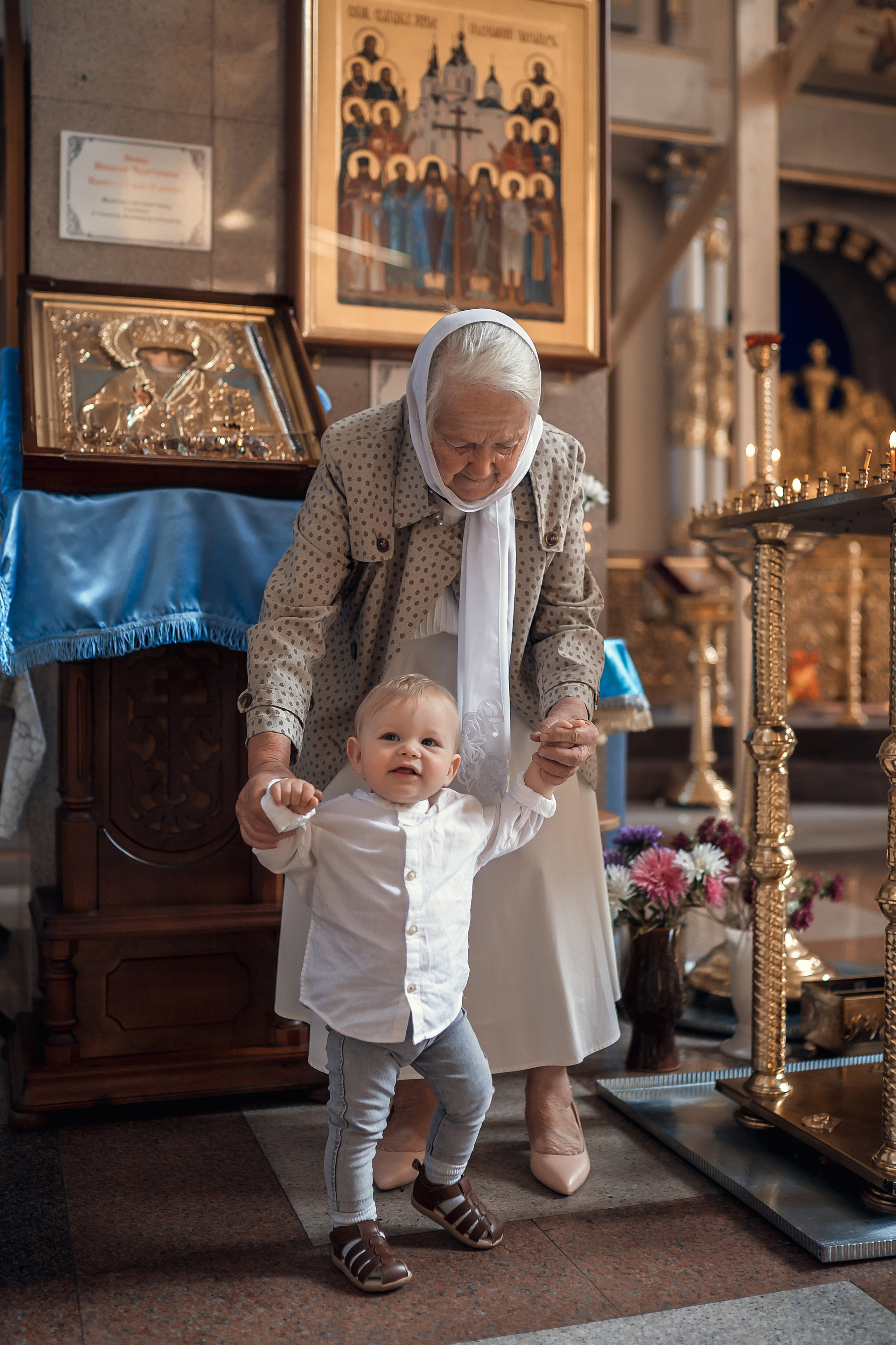 Крещение Максима, Храм Рождества Христова. Фотограф на Крещение и Венчание в Красноярске Рамазанова Юлия