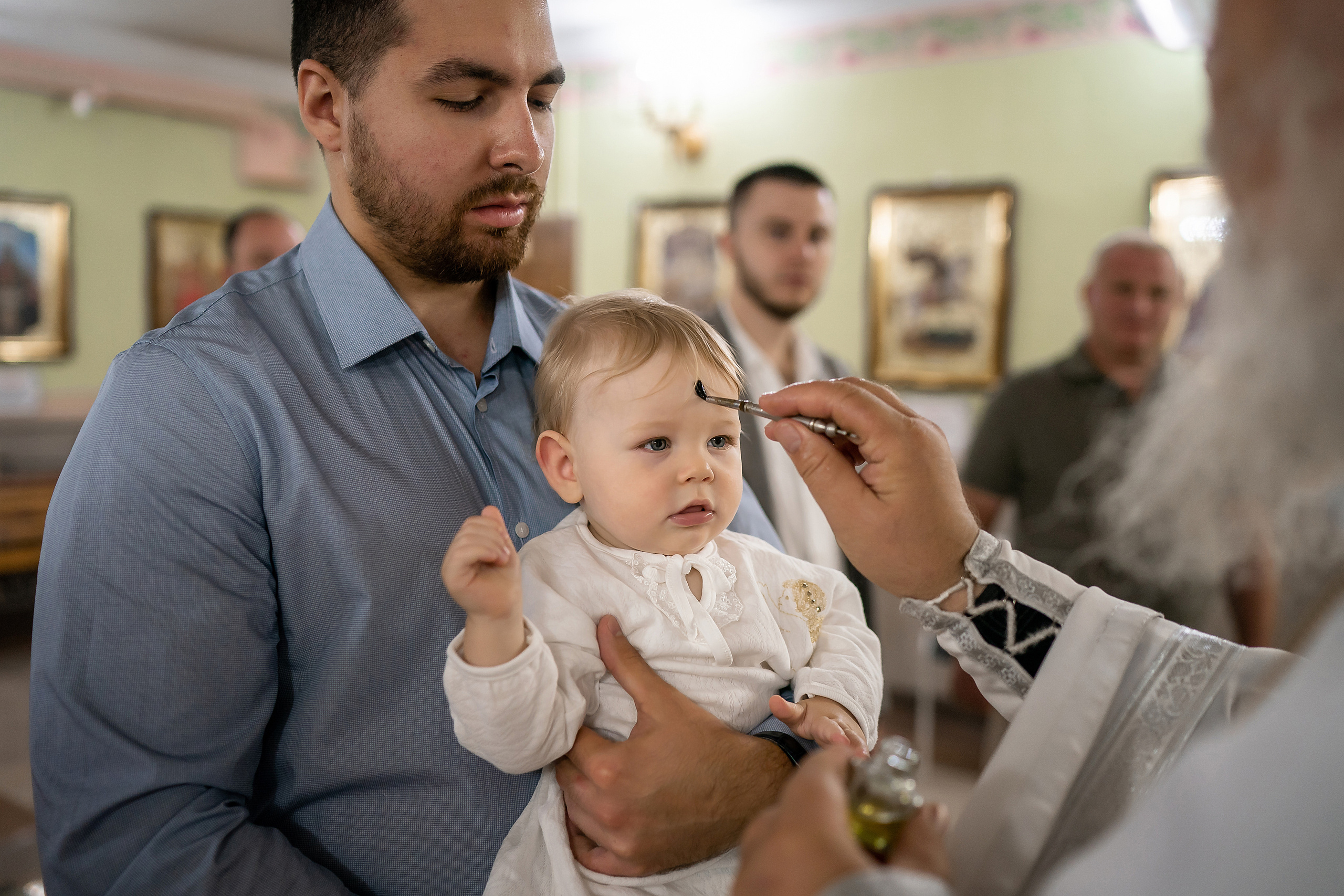 Крещение Максима, Храм Рождества Христова. Фотограф на Крещение и Венчание в Красноярске Рамазанова Юлия