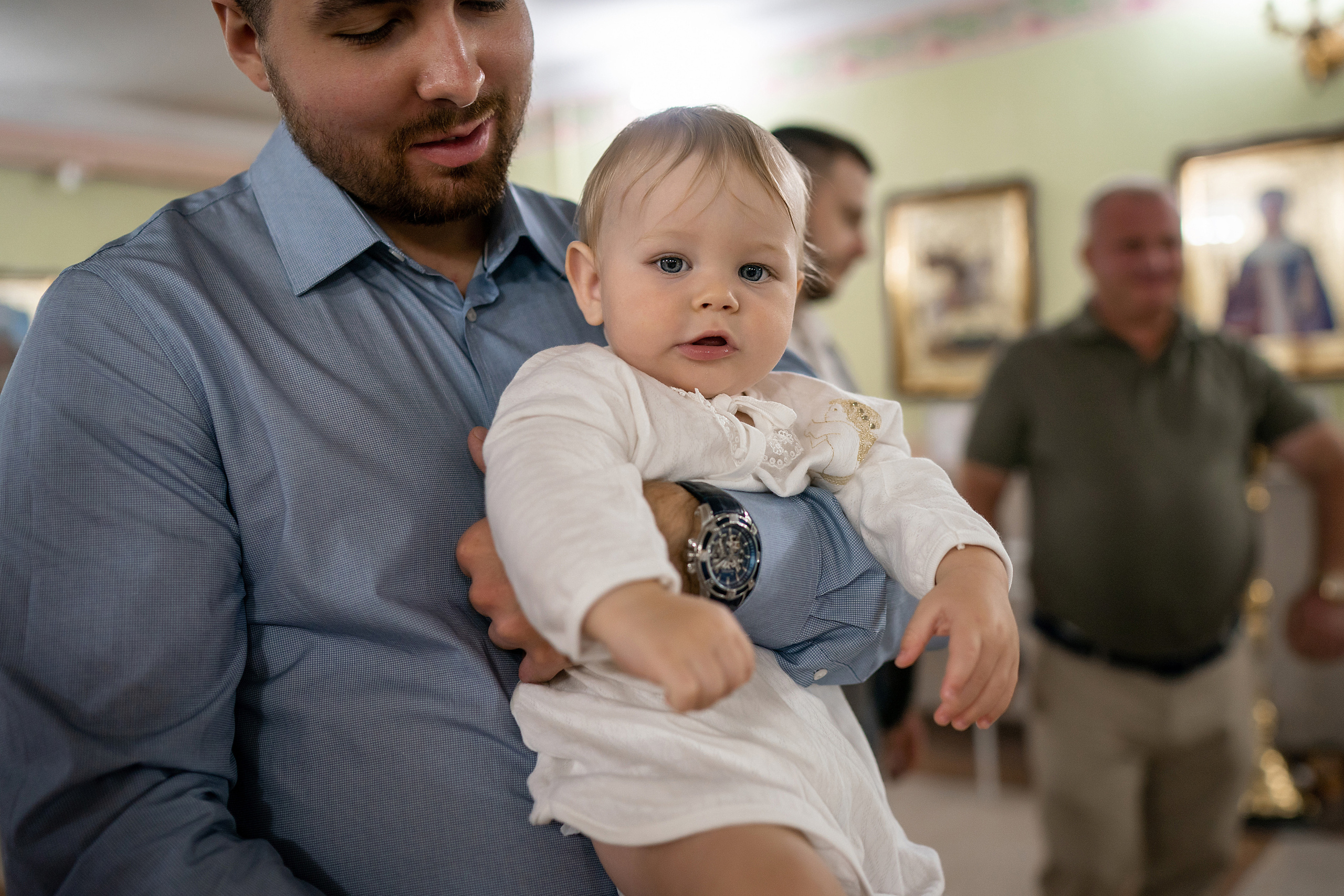 Крещение Максима, Храм Рождества Христова. Фотограф на Крещение и Венчание в Красноярске Рамазанова Юлия