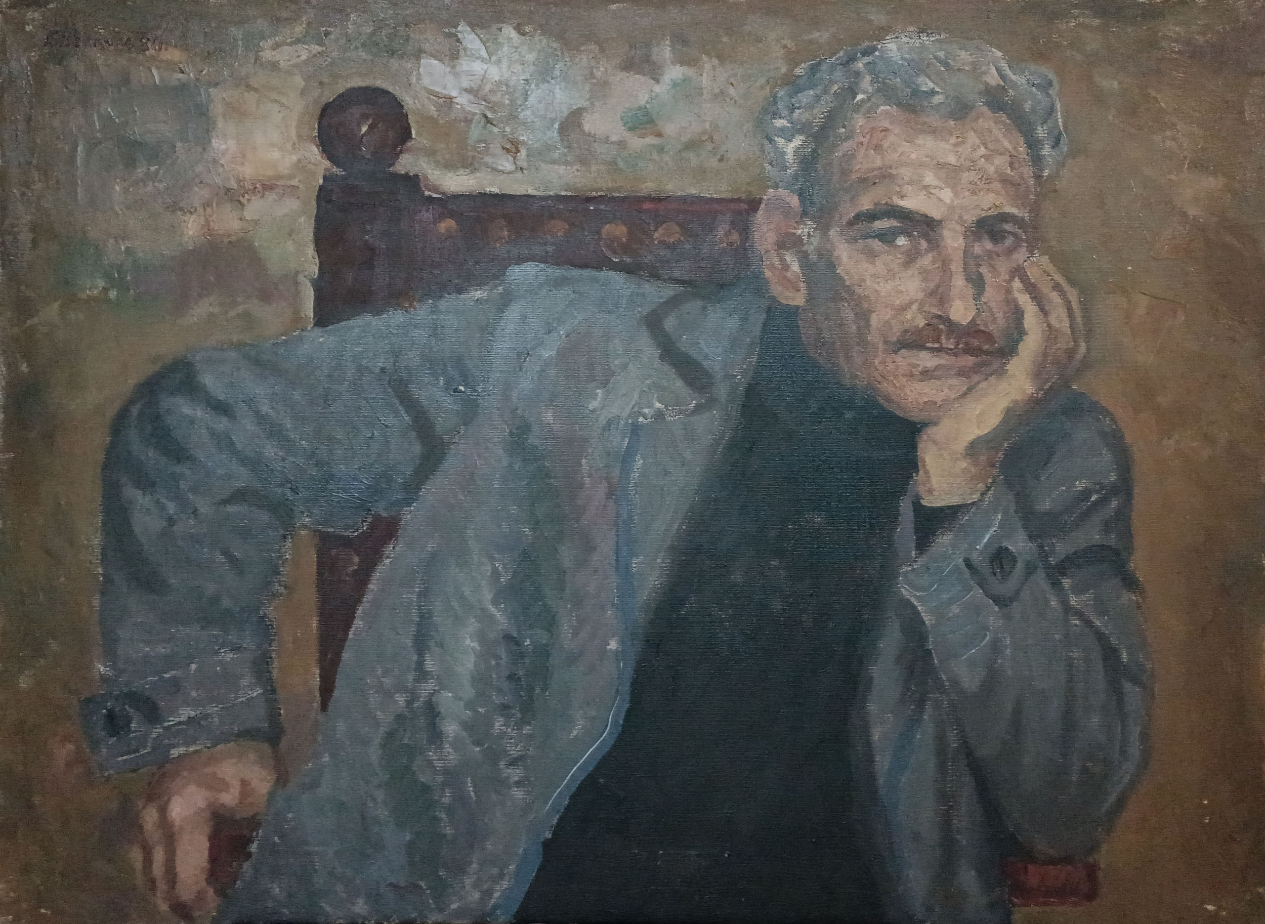 «Автопортрет» 1980 год. Художник Величко Вадим Семёнович