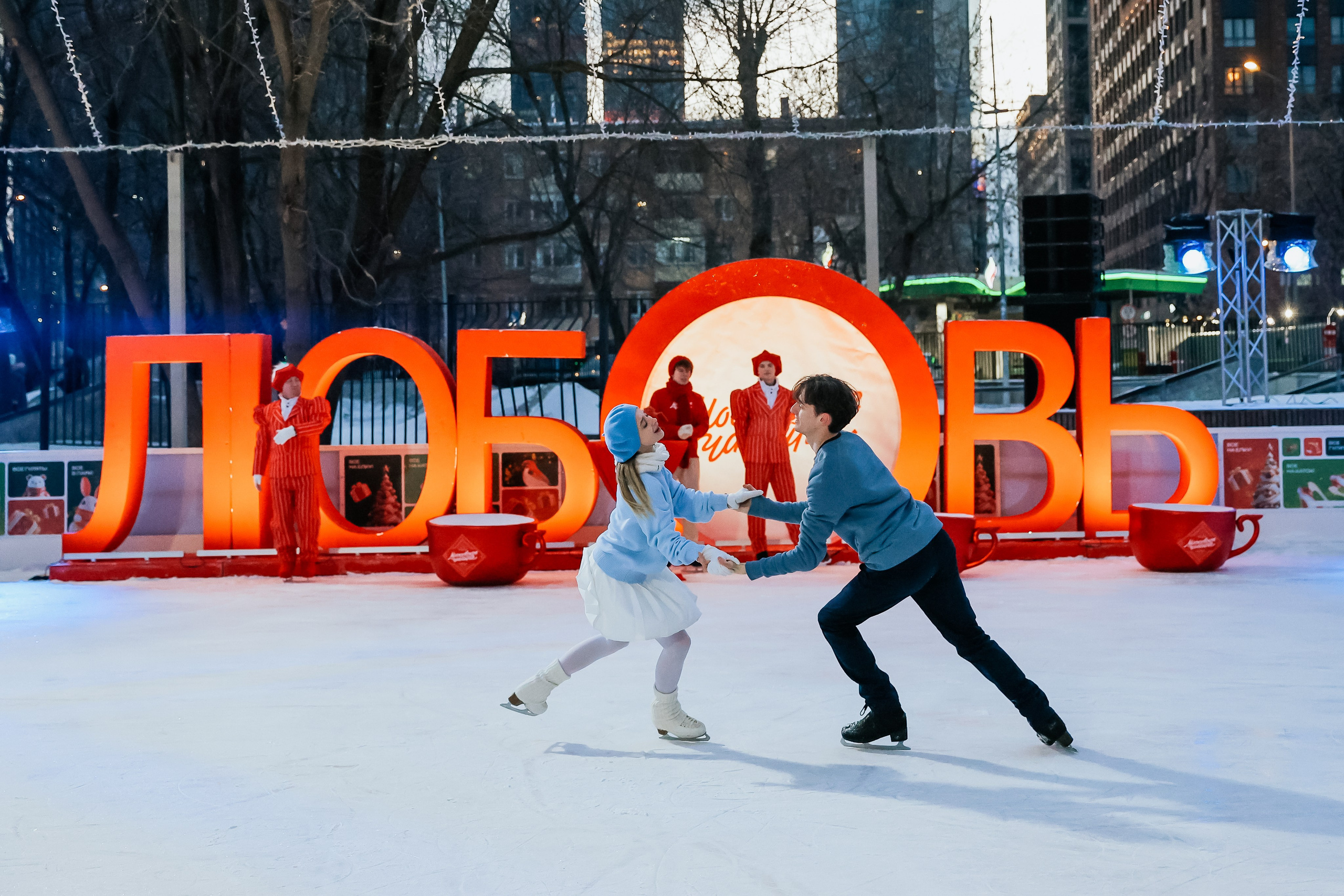 Ледовое шоу Сити каток Московское Чаепитие. Фотограф и видеограф Анна Домашенко