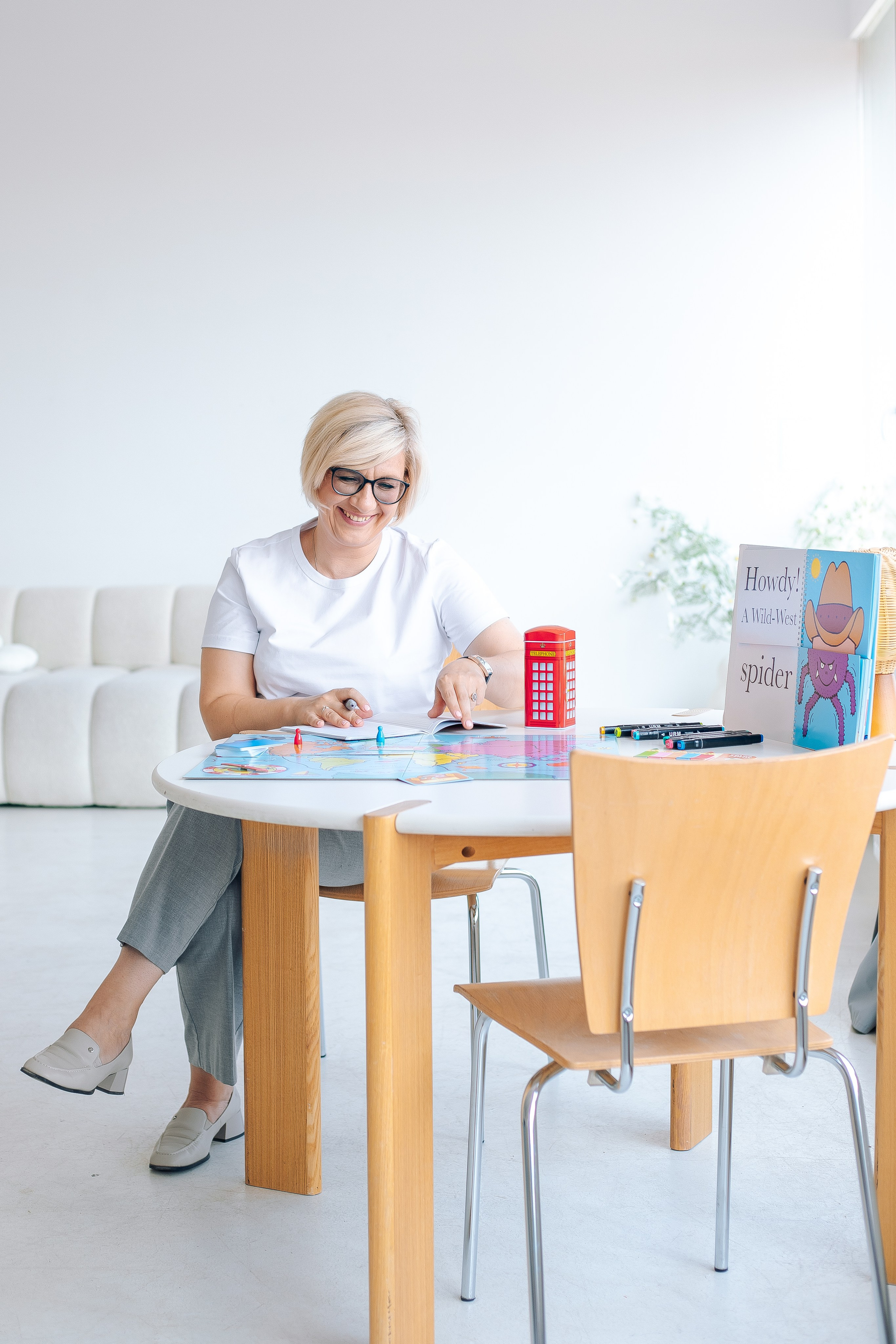 Фотосессия для преподавателя английского языка в фотостудии. Фотограф в Санкт-Петербурге, Анна Скворцова