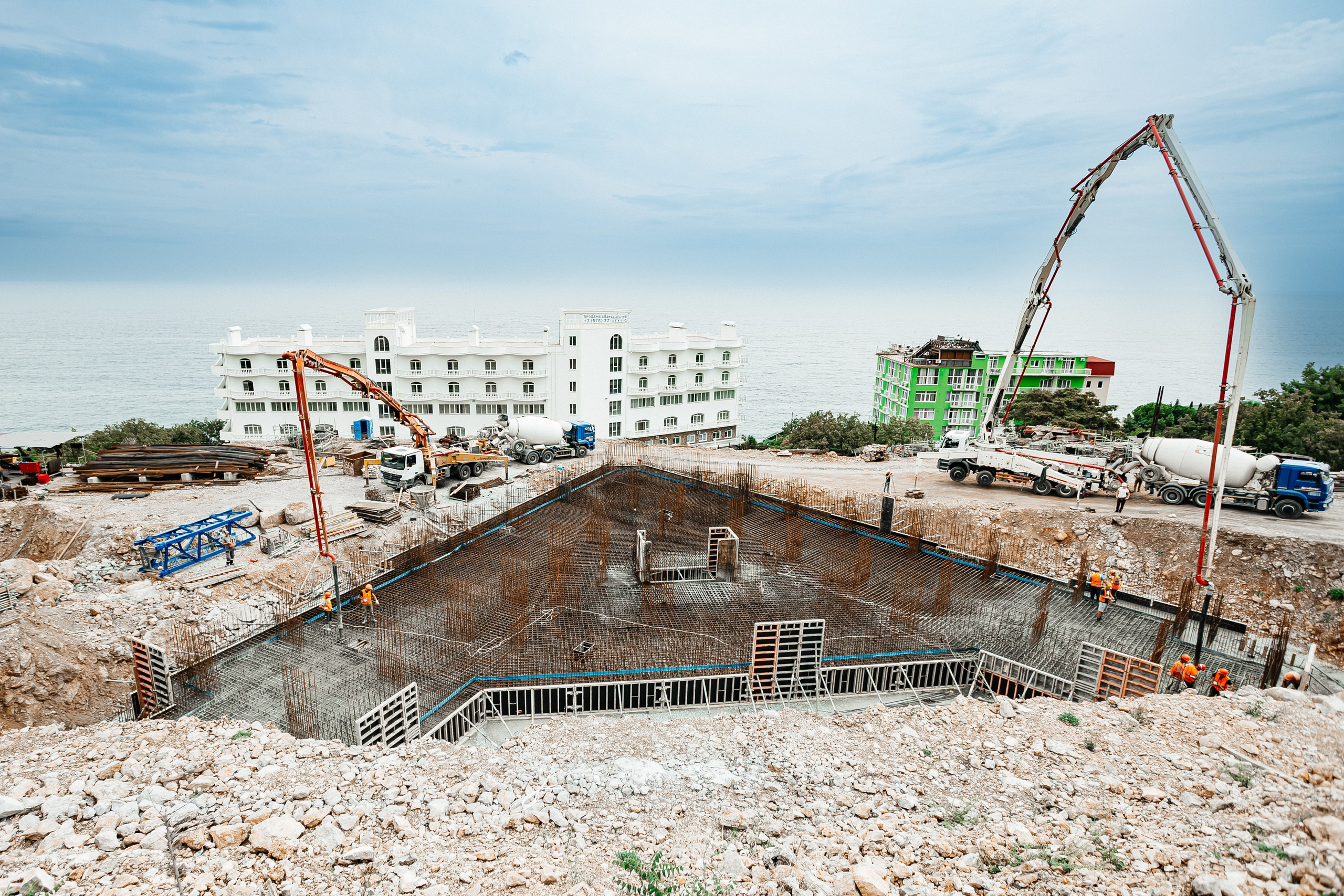 Комплекс апартаментов Letto, заливка бетона_16.09.2024. Аминов Руслан | Фотограф