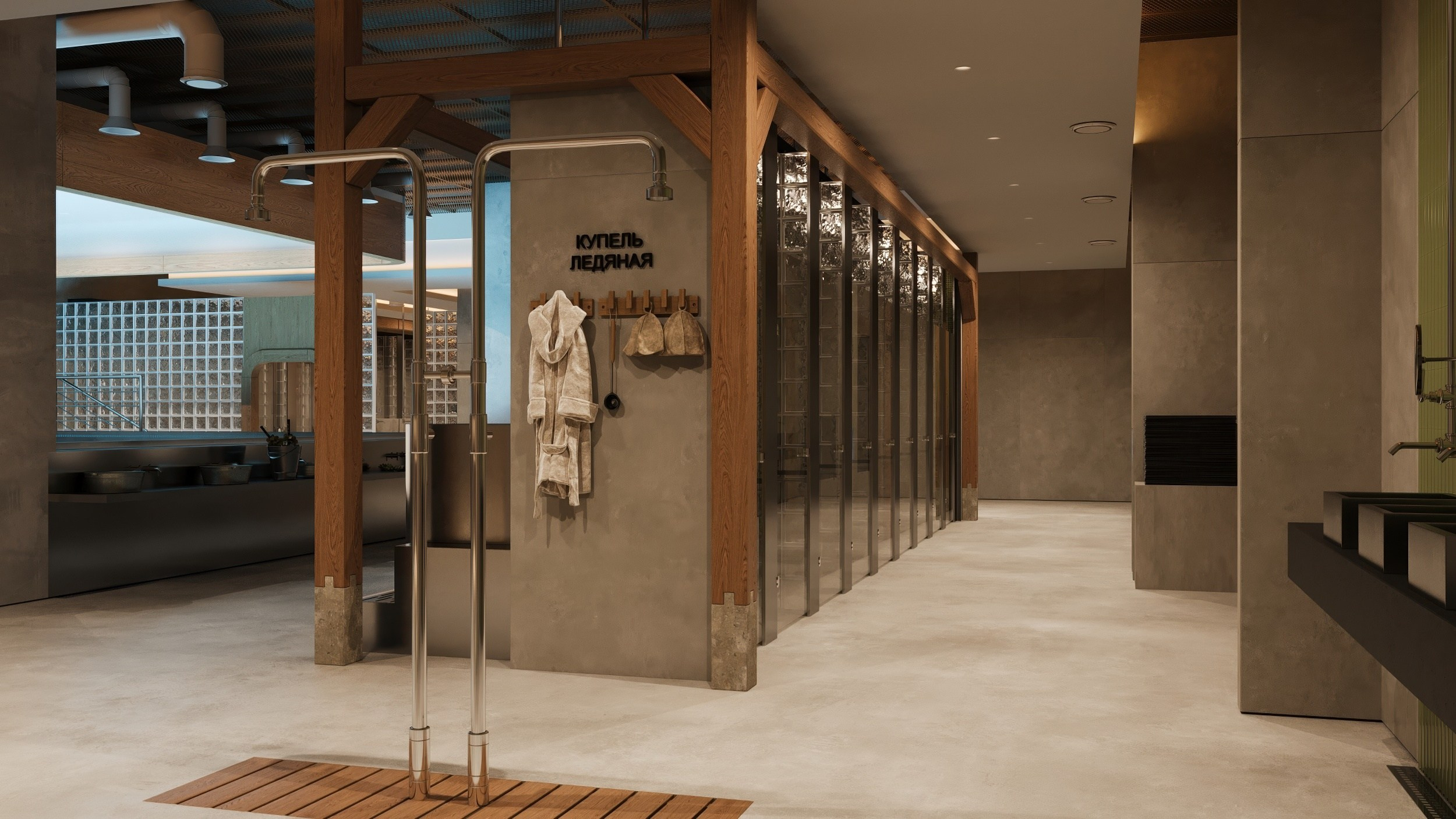 Банный комплекс «Мамин Сибиряк». Екатеринбург. Клиент: Городище. Евгений Пырков — 3d визуализатор интерьеров и экстерьеров России