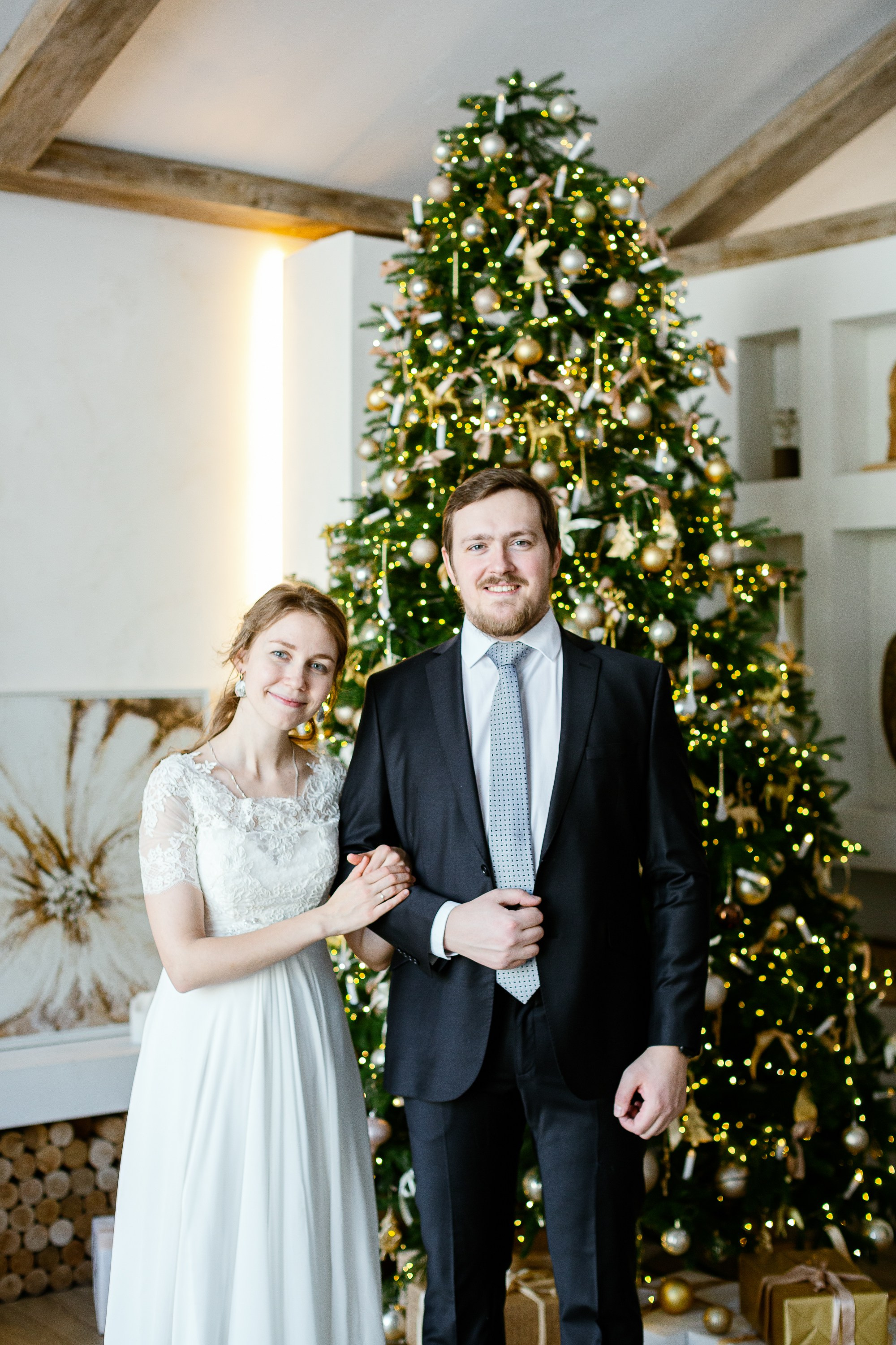 Новогодняя фотосессия в студии