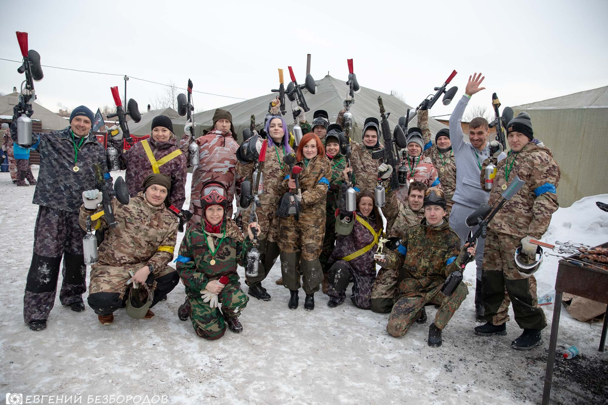 Пейнтбол + шашлыки | 23.02.2019. Галерея Фантим