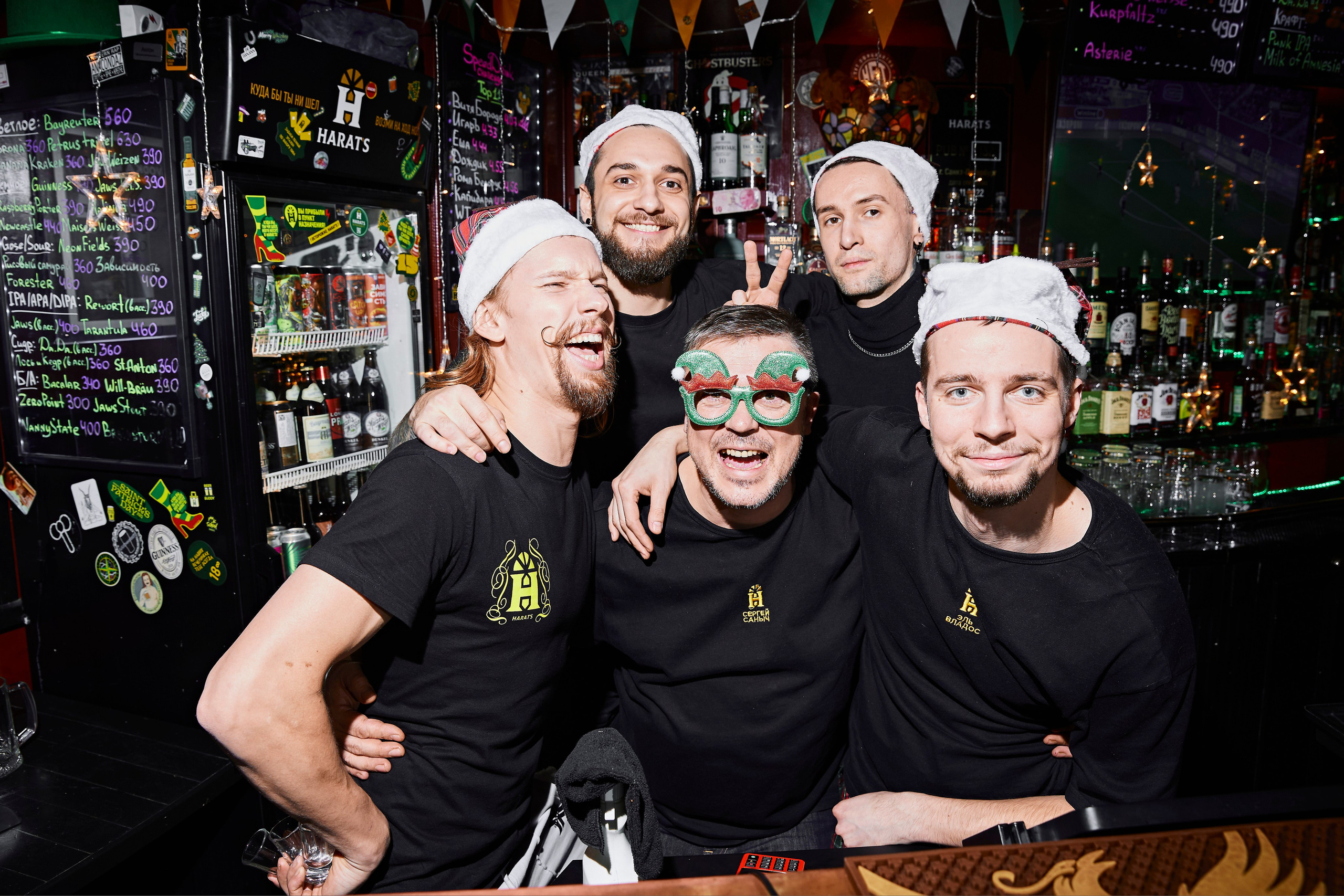 Новогодние выходные в Harat’s pub. Фотограф Александра Иванова