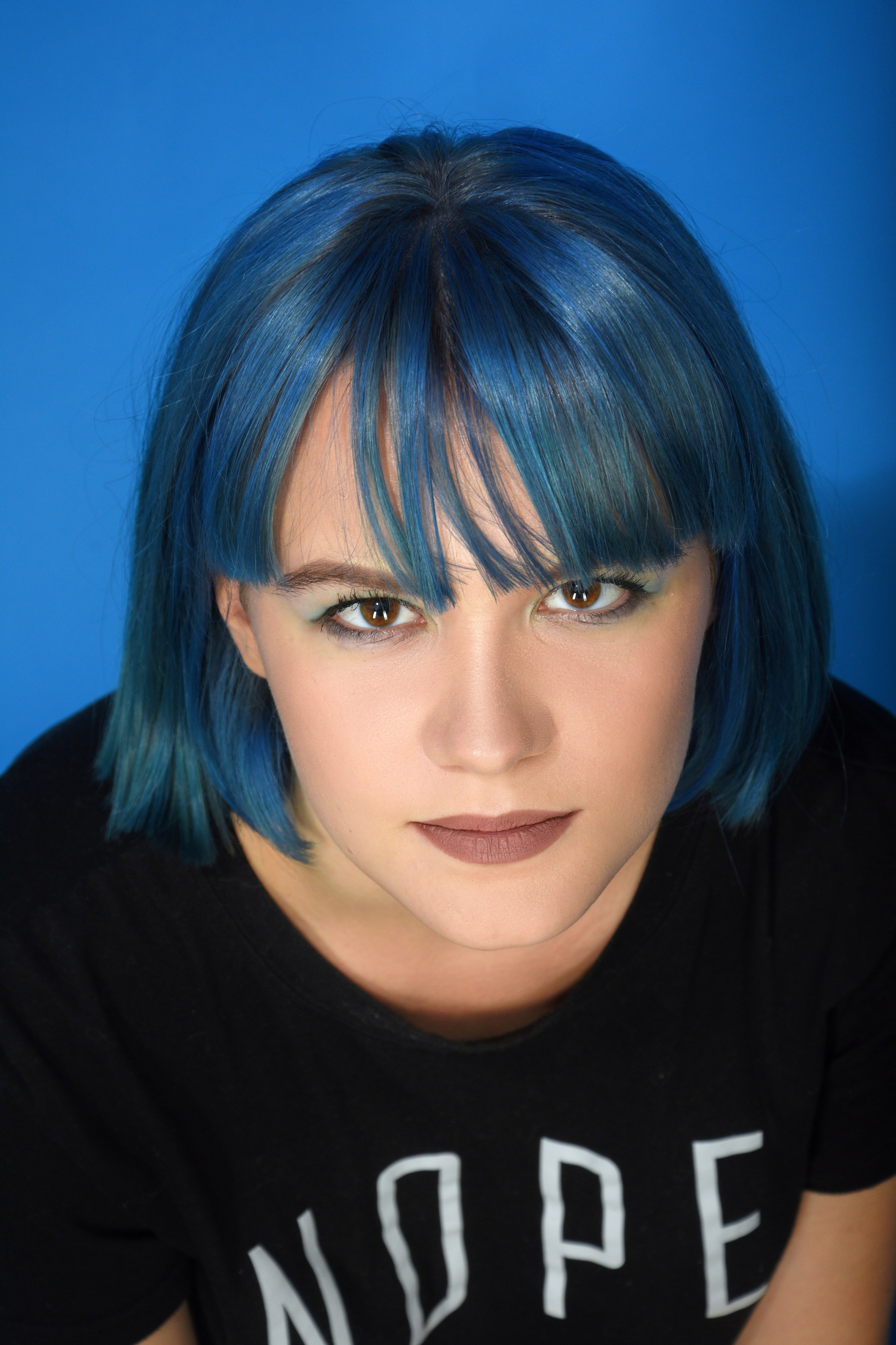 Blue hair. Фотограф Сергей Феденко