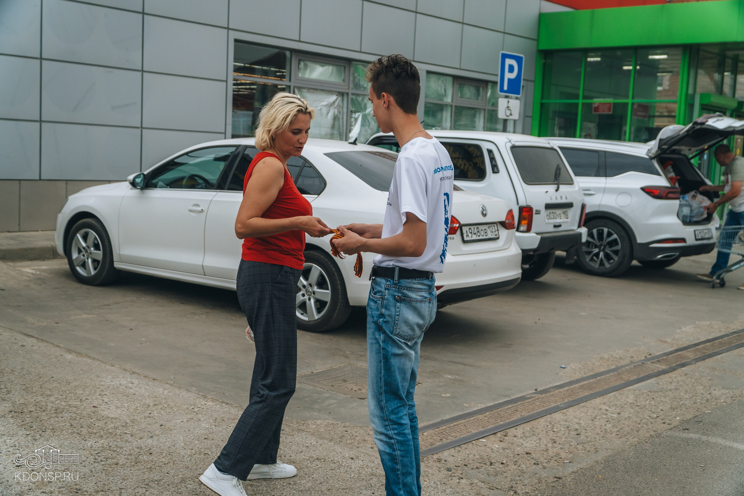 «Георгиевская ленточка». Новотитаровский Дом культуры