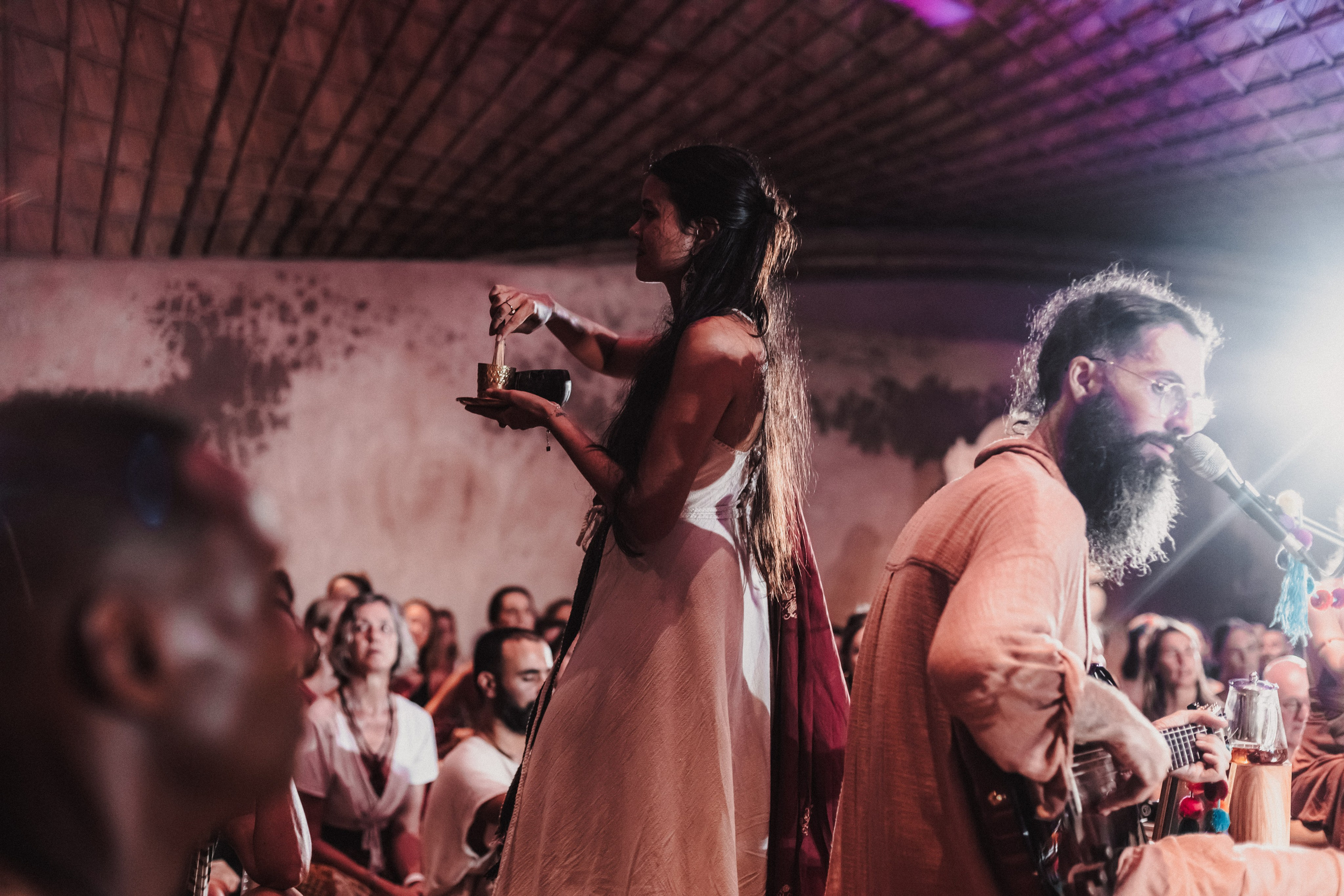 Hanuman Project kirtan at Alchemy march. Mariam Bagdasaryan