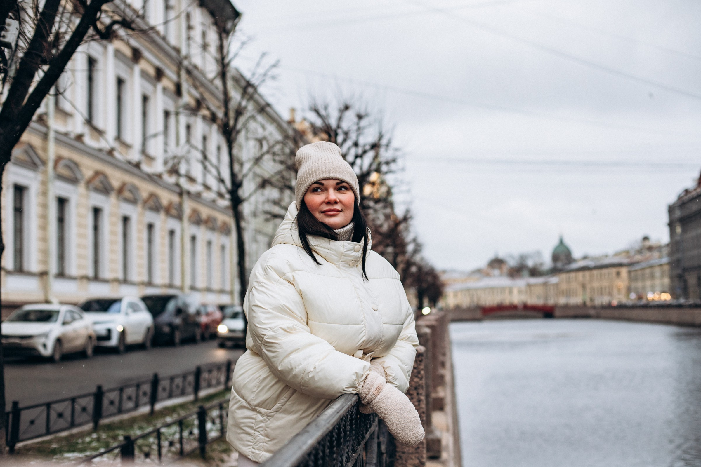 Сергей и Татьяна в декабре. Фотопрогулка в Петербурге. Индивидуальный и семейный фотограф в Санкт-Петербурге