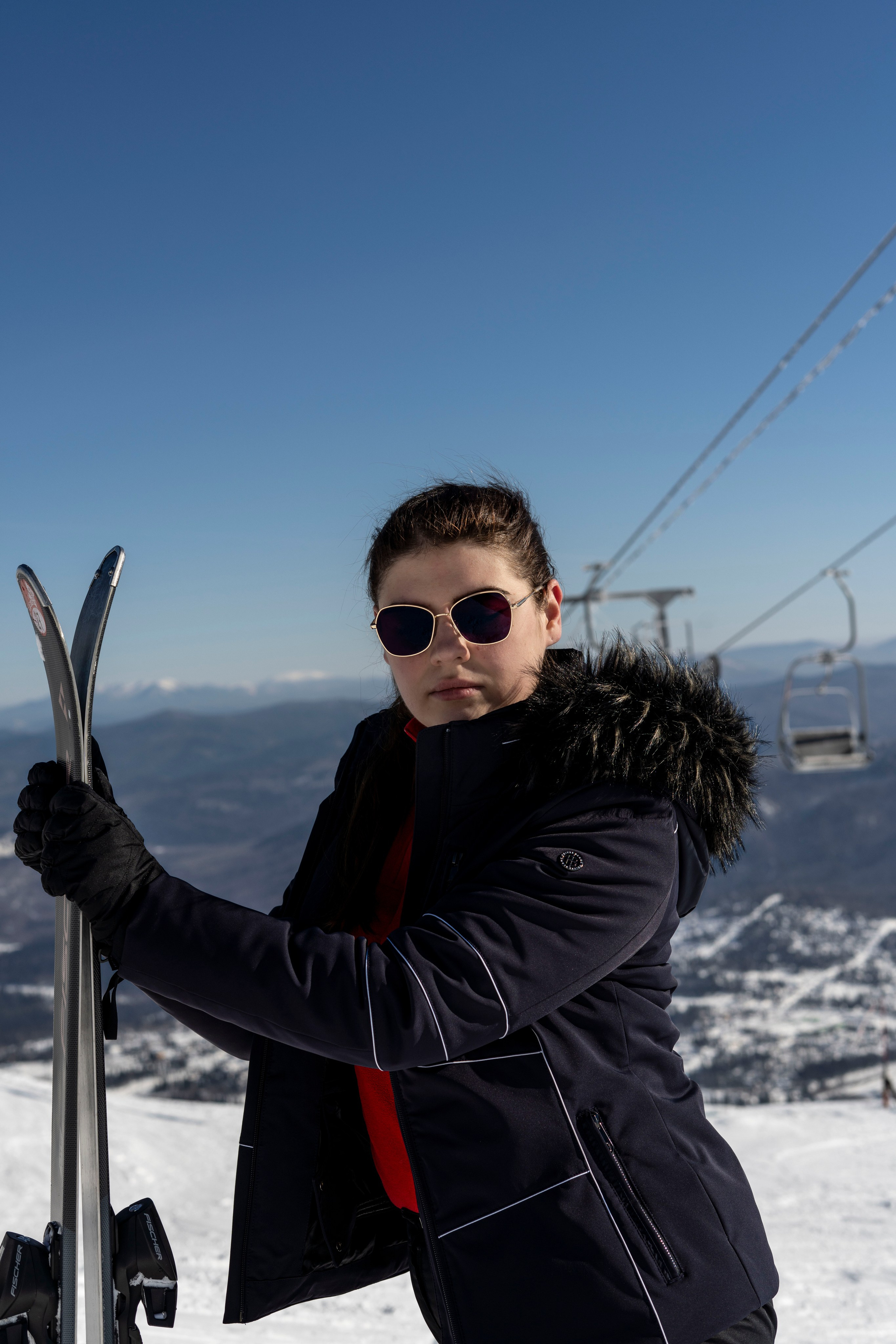 Фотосессия на вершине. Анастасия Паршукова — фотограф Шерегеш Новосибирск