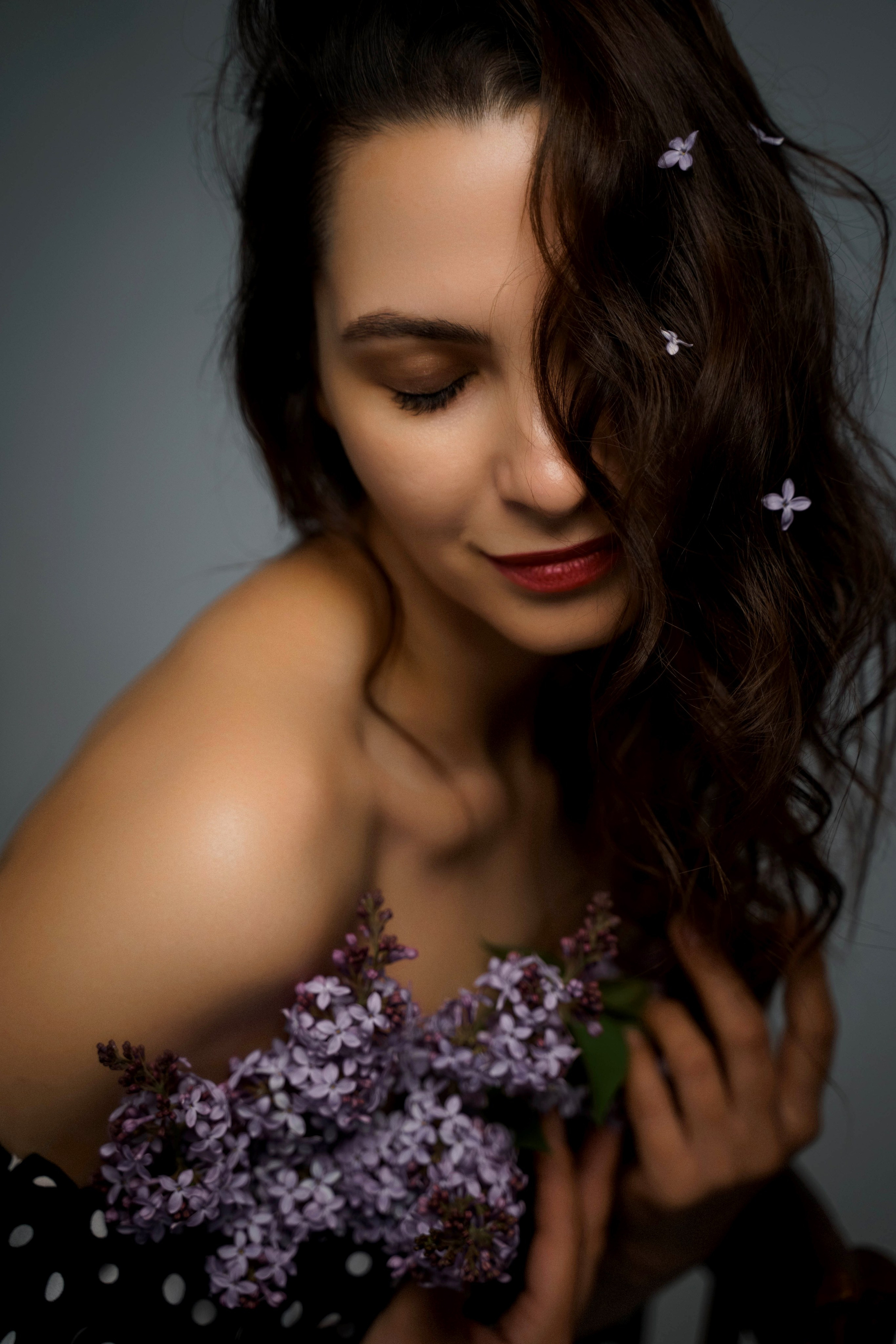 Аня и сирень