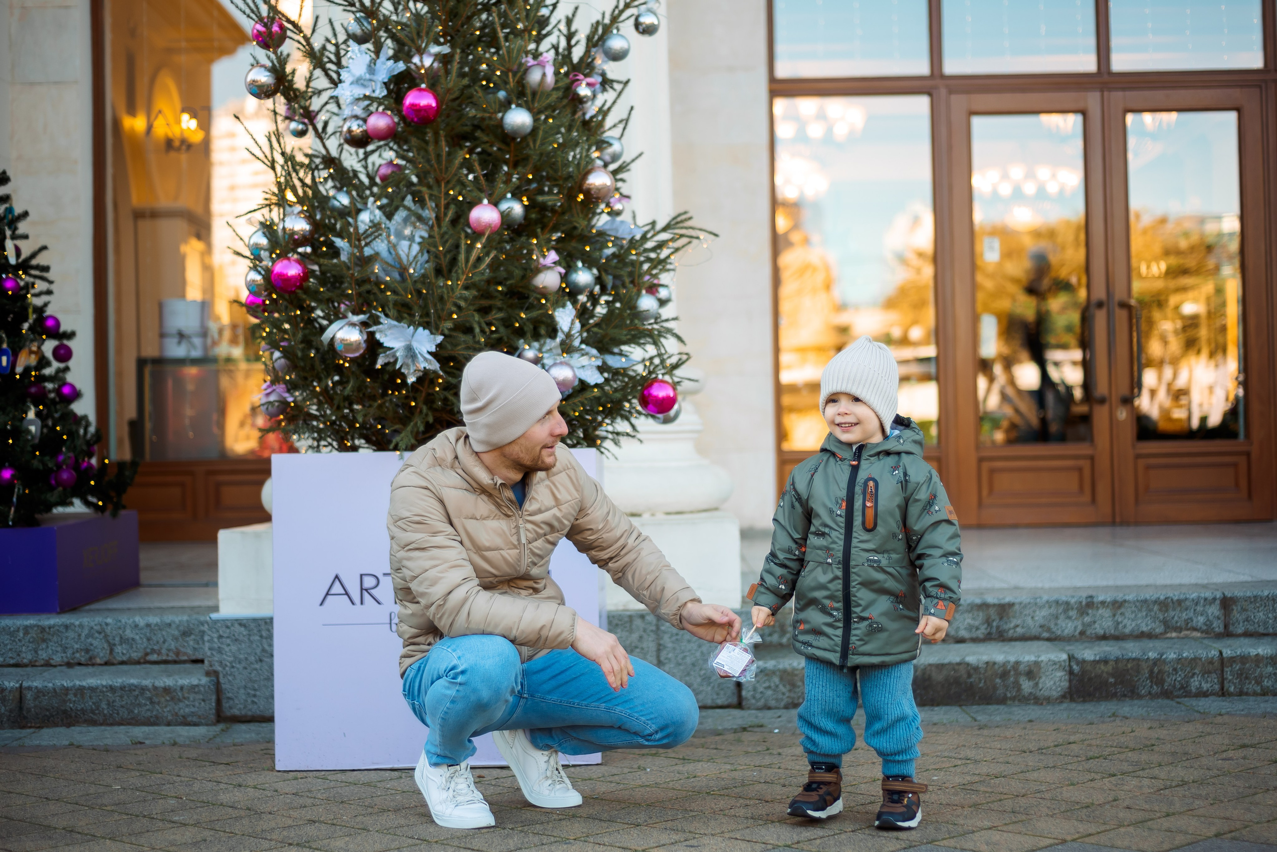 Новогодний город. Семейный и женский фотограф Лоо Краснодар Сочи Энем Татьяна Трибурт
