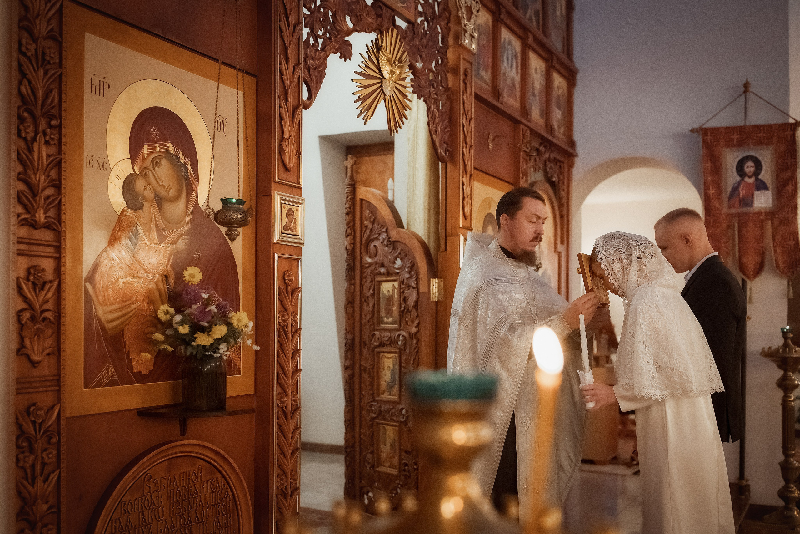 Венчание Дарьи и Семёна Храм Дмитрия Донского. Фотограф на крещение и венчание