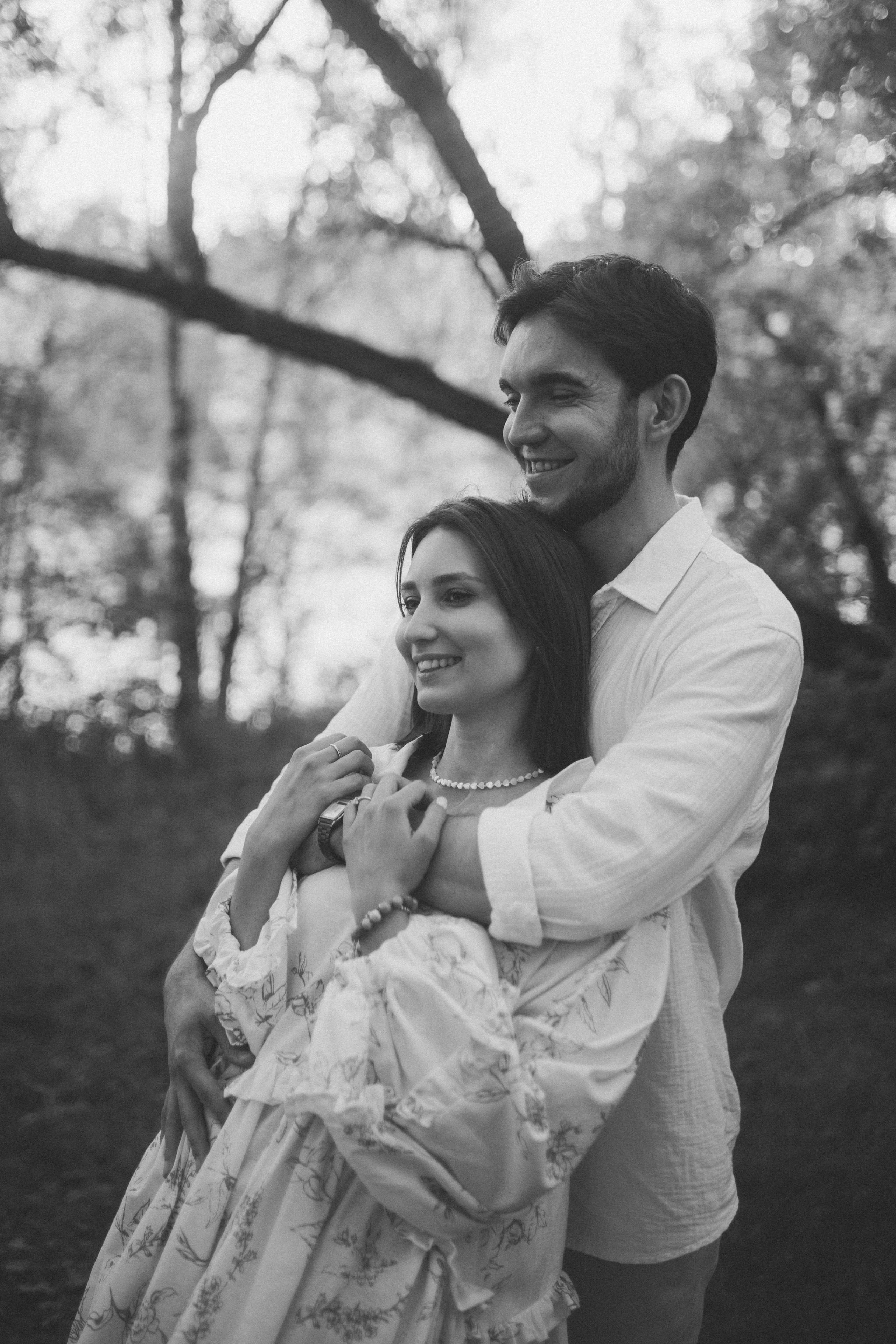 Фаниль и Вероника в лесу. Свадебный фотограф Казань