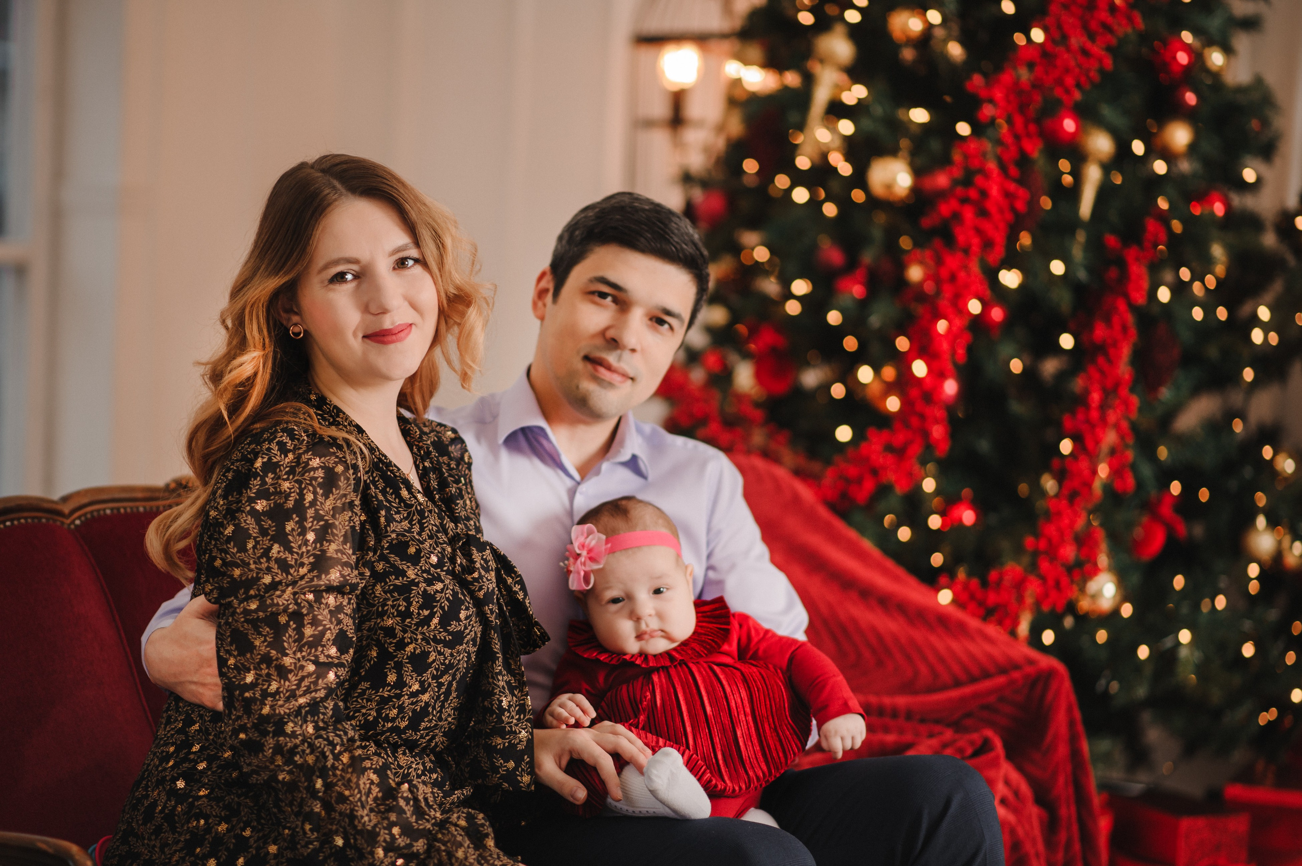 Новогодняя фотосессия в студии. Дмитрий Черяник свадебный и семейный фотограф