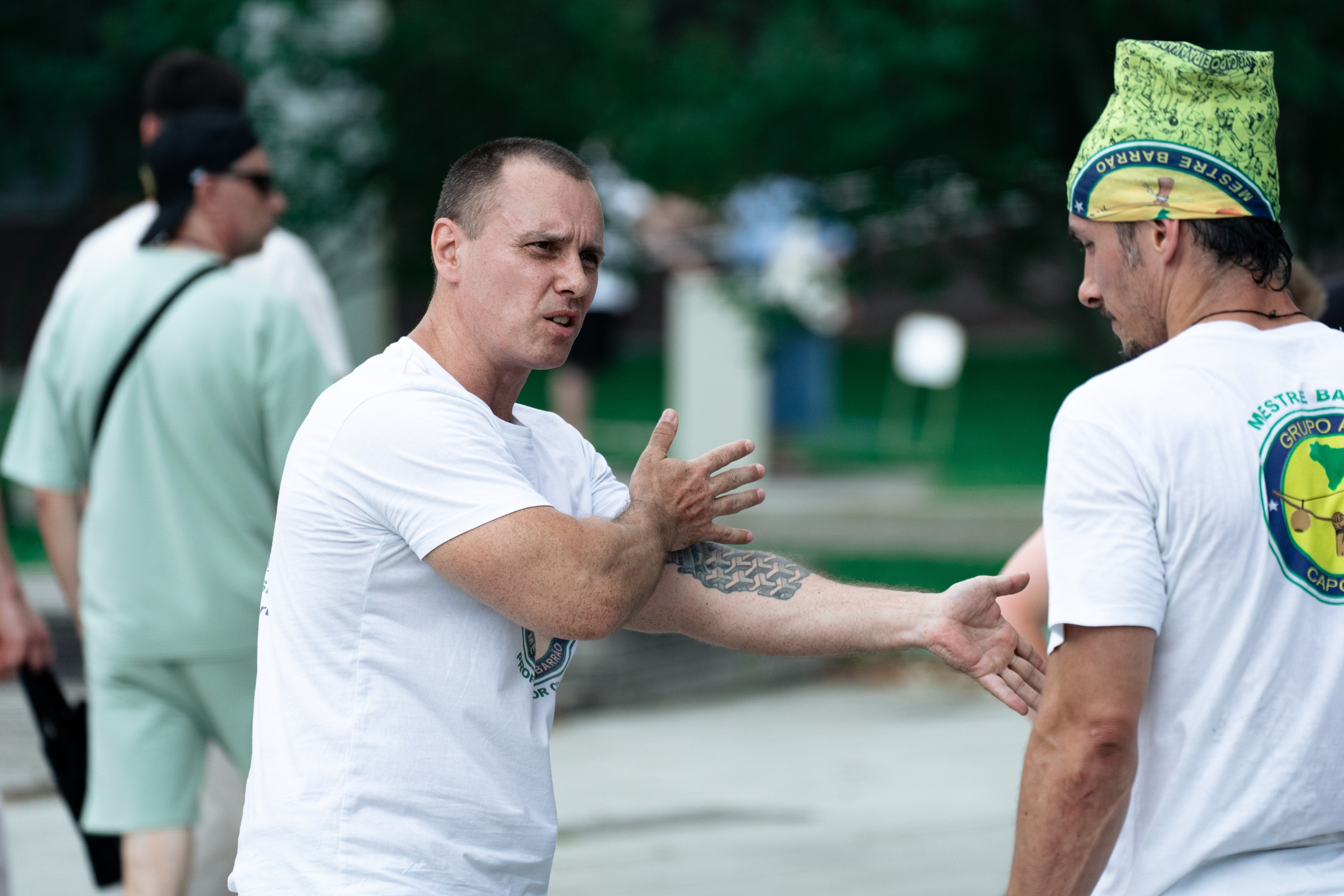 Открытый класс AXE Capoeira на фестивале неолимписких видов спорта на ВДНХ 2025 г:. Фотограф в Москве Ткаченко Владимир