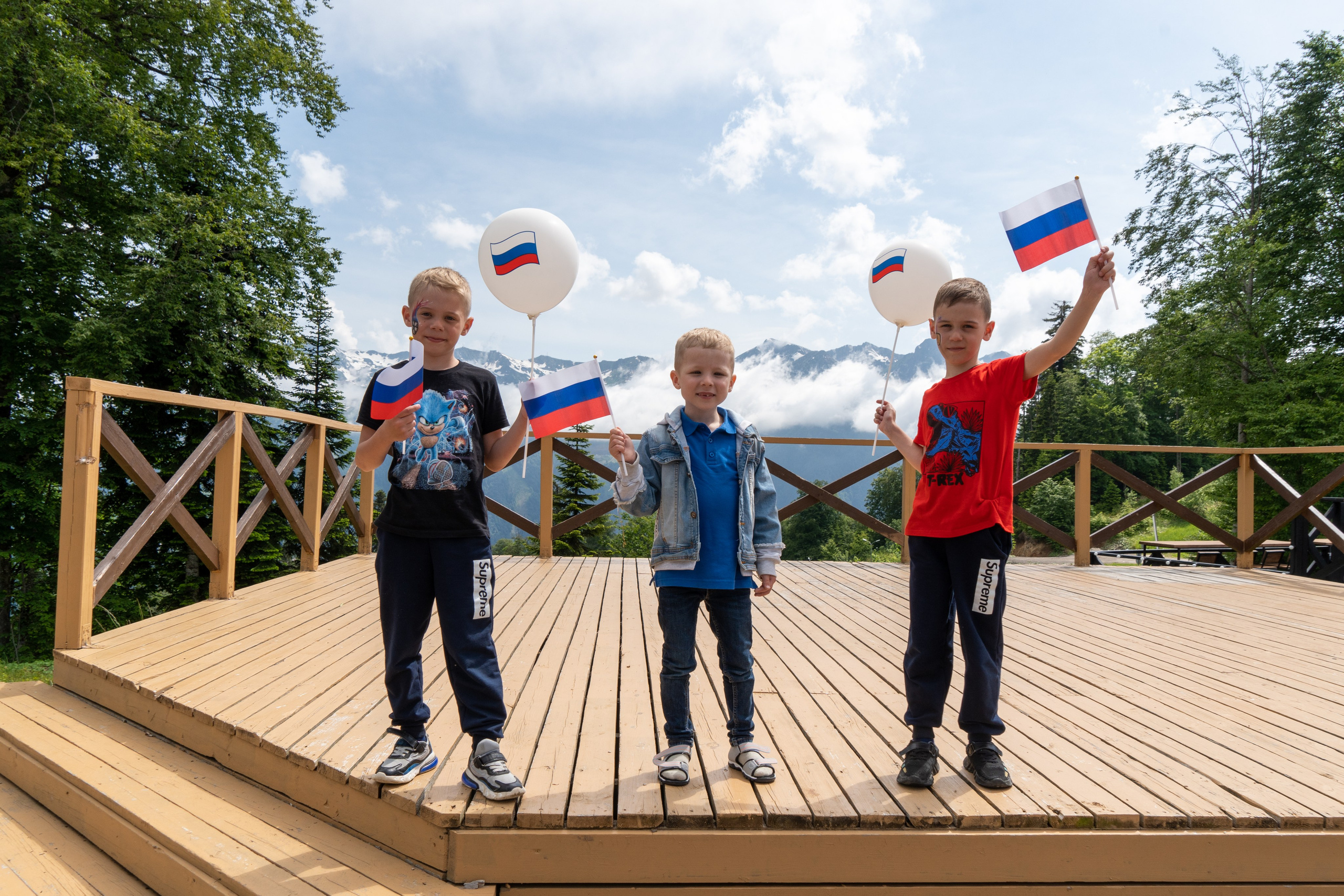 День России на курорте Газпром 2023. Репортажный фотограф в Красной Поляне и Сочи Павлюченко Екатерина