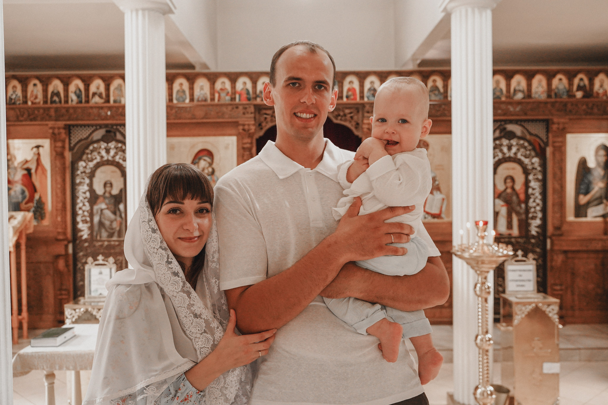 Крещение Лёвы. Семейный и женский фотограф в Краснодаре Анастасия Приймак