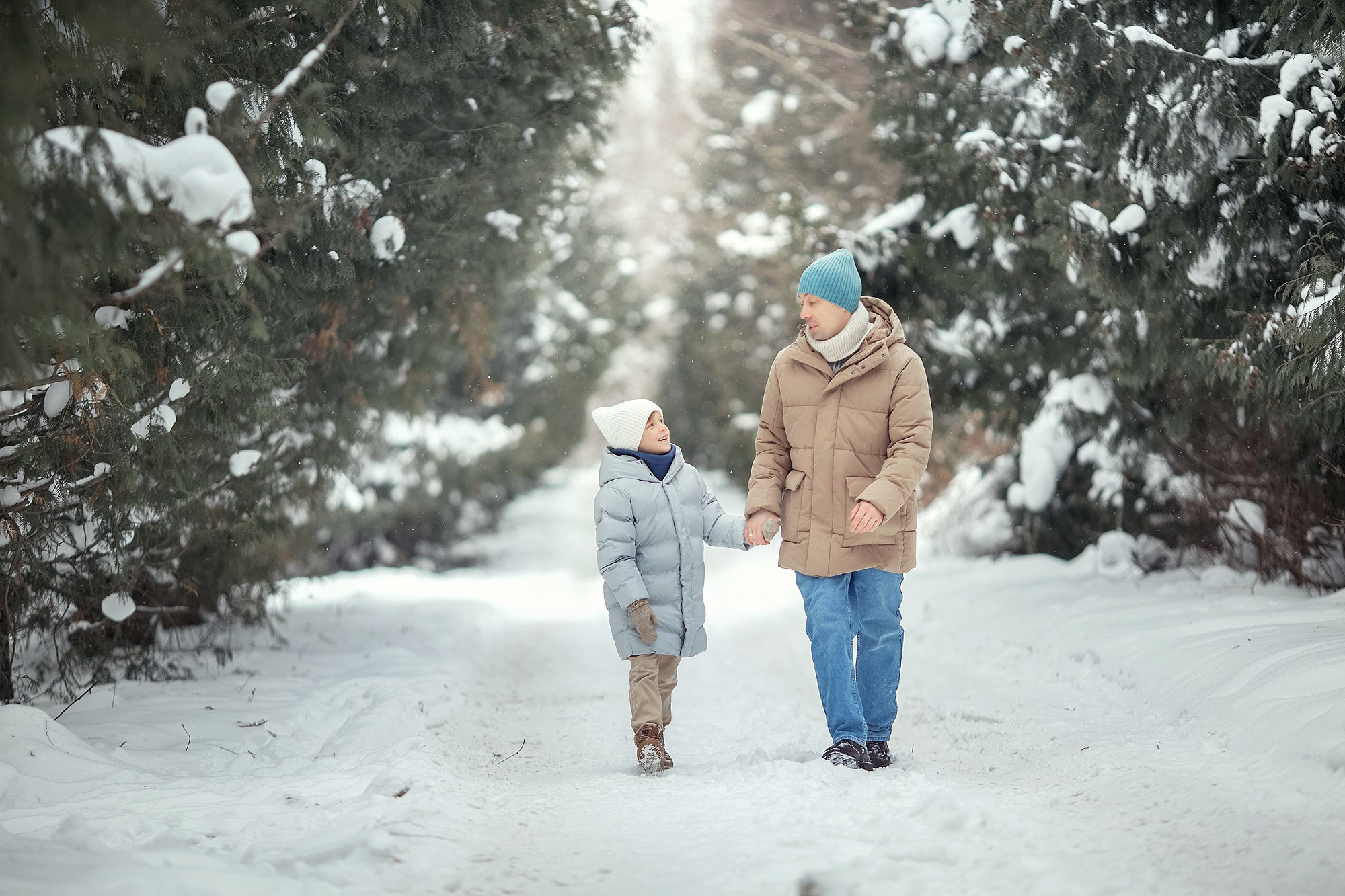 Зимние забавы на семейной фотосессии. Tatyana Nadezhdina Family photographer