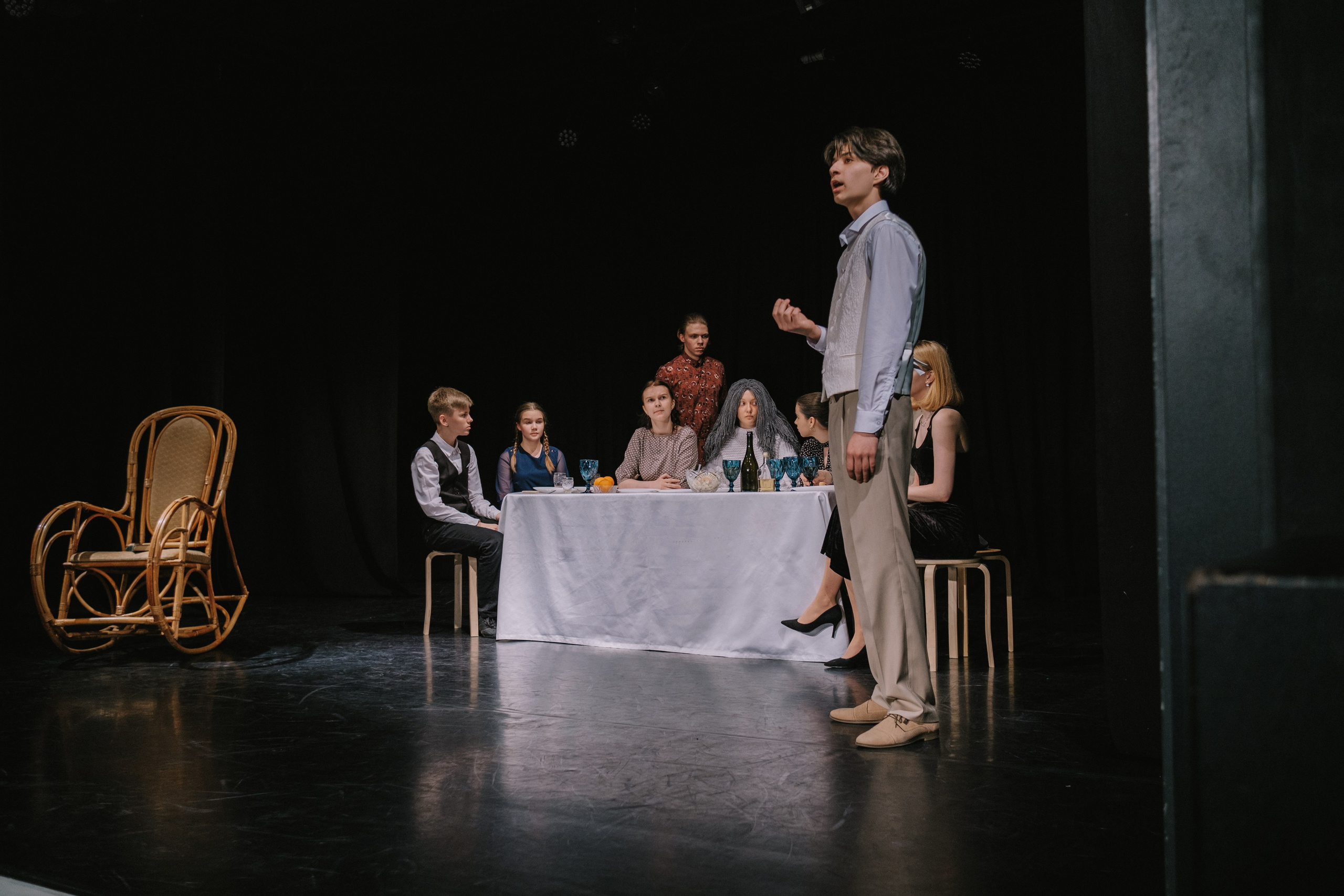 Детская театральная студия «Ирбис», спектакль. Репортажный и портретный фотограф в Москве Илья Спиридонов