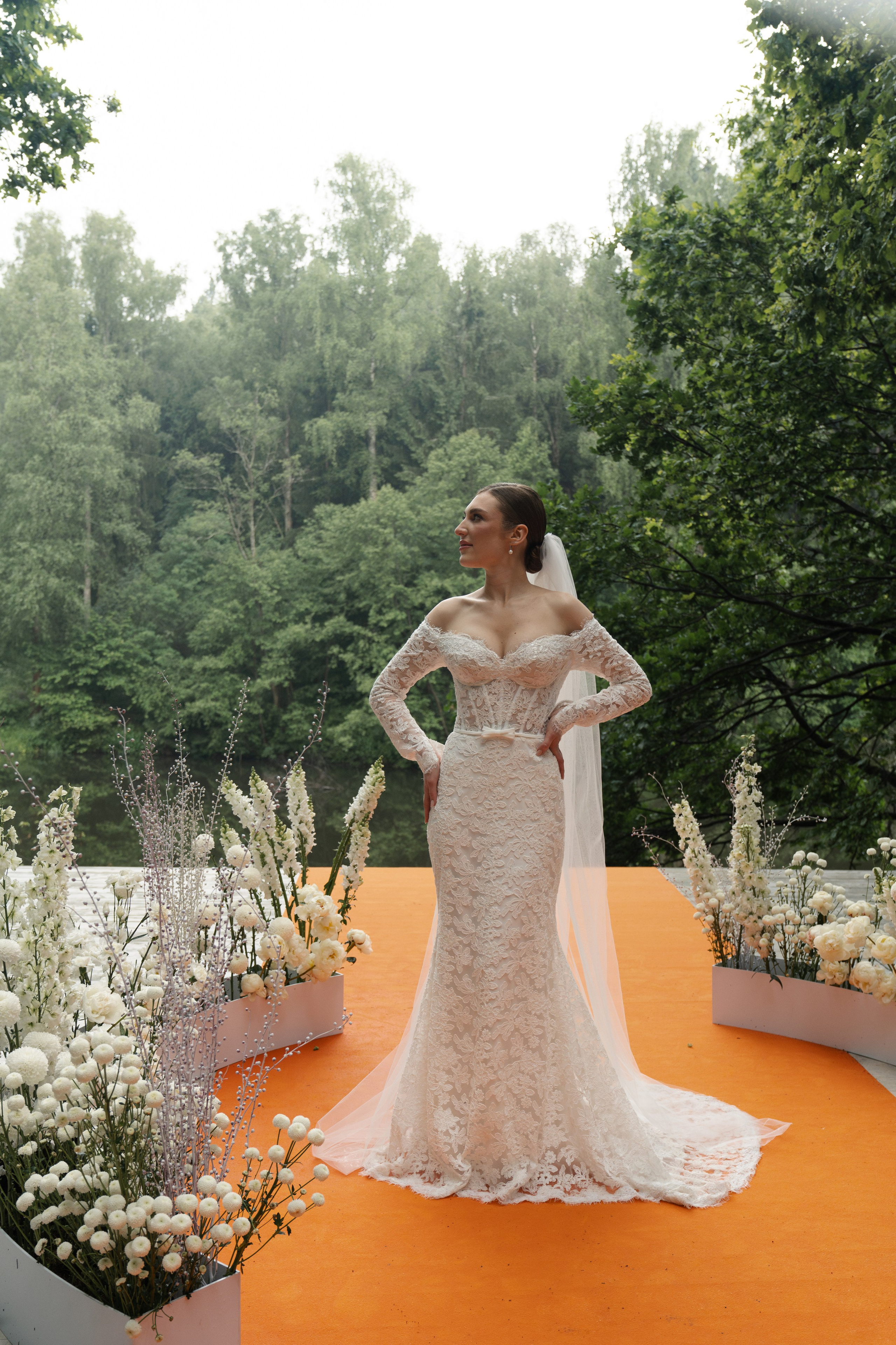 Оранжево-голубое слияние. VENSKAYA WEDDING & EVENT PLANNER