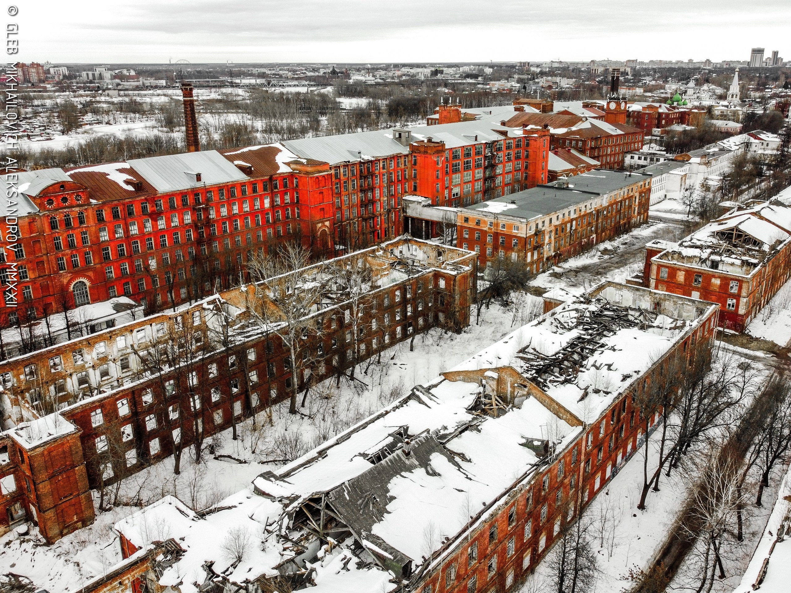 Ярославль. Ярославская Большая мануфактура (Красный Перекоп). Зодчество