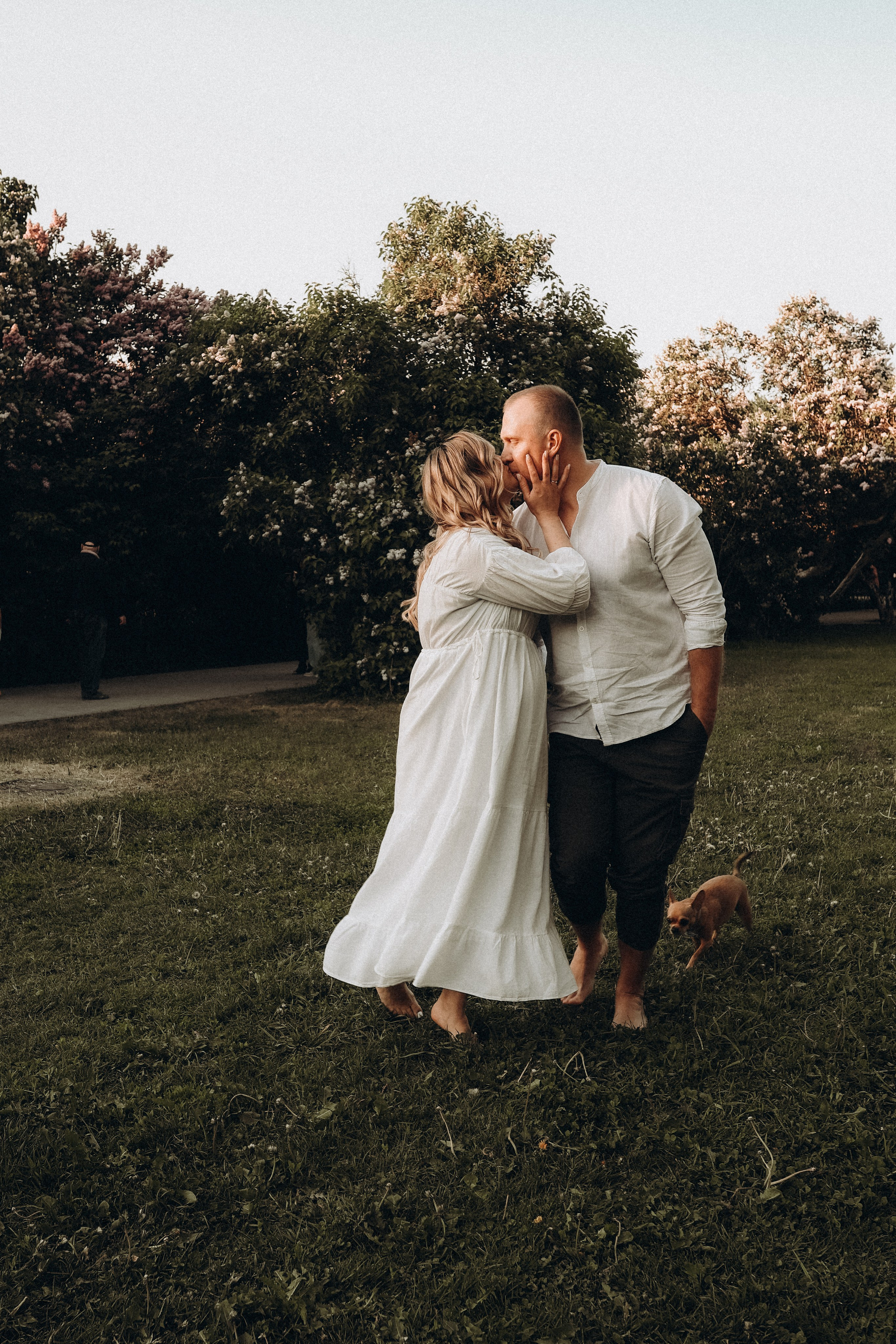 Прогулочная семейная съёмка Георгия и Ильмиры. Семейный фотограф в Москве и Люберцах Юлия Гуськова