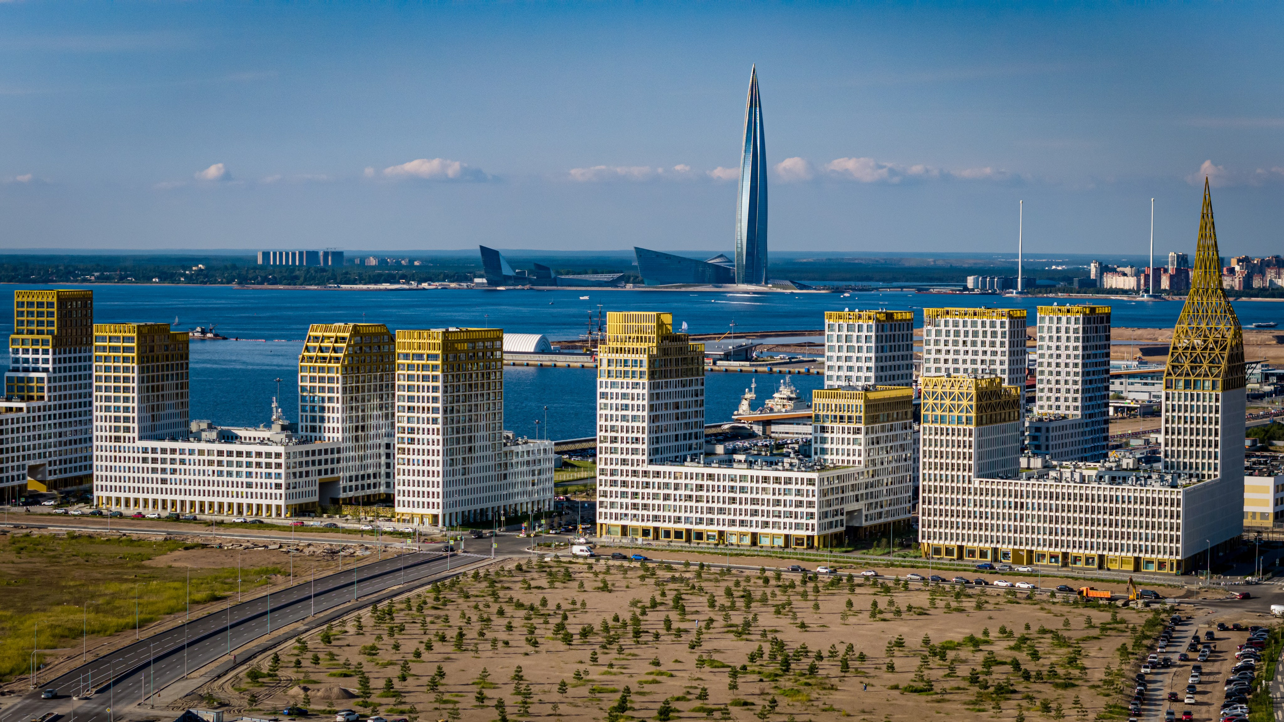 Аэросъемка / съемка с квадрокоптера. Студия визуального контента в Санкт-Петербурге и Москве