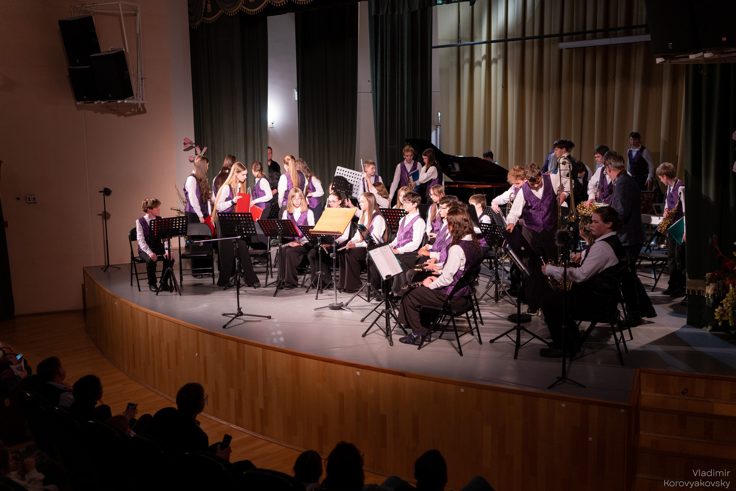 Концерт Духового оркестра ЦГИ ко Дню защитника Отечества. Фотограф Владимир Коровяковский