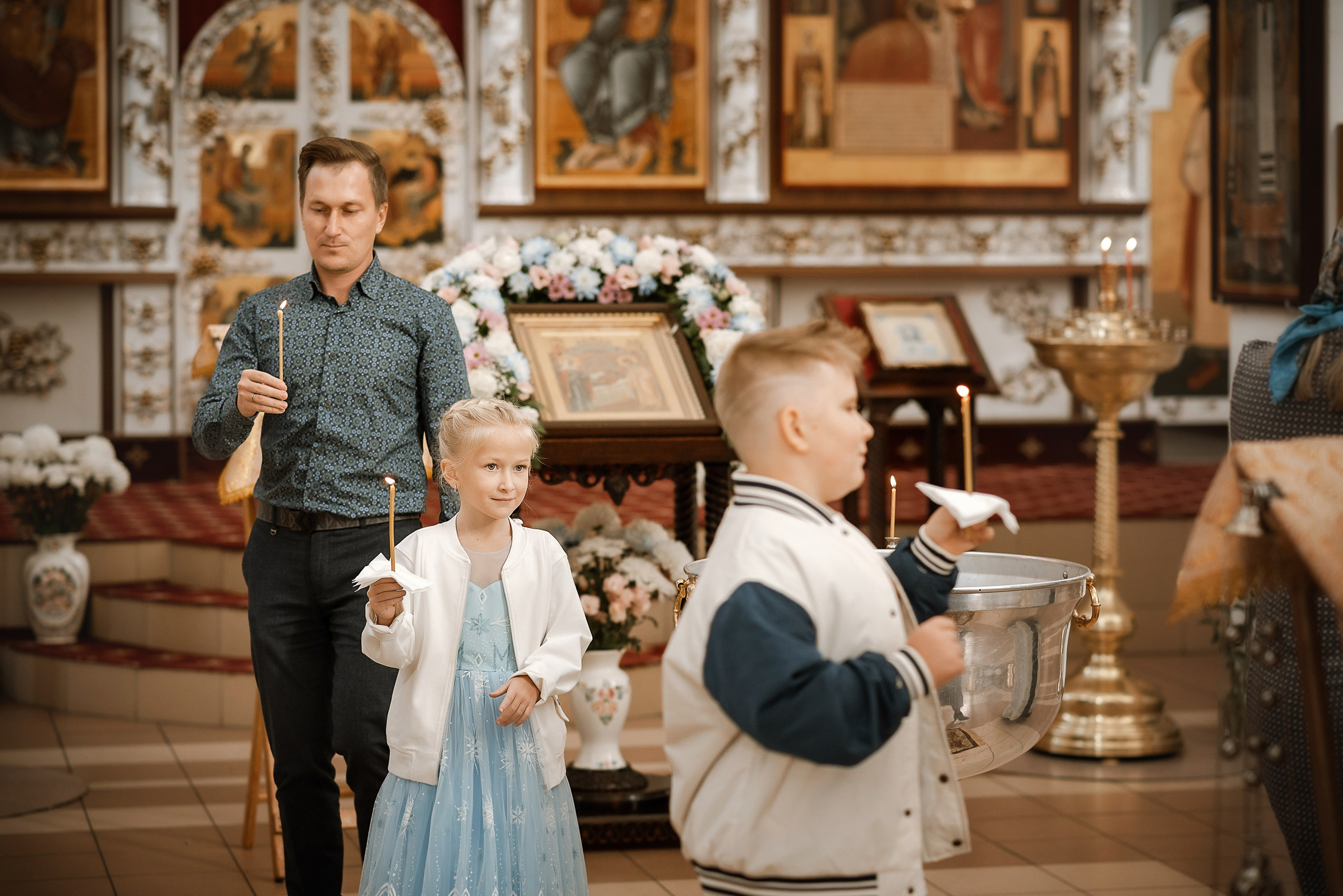 Крещение Кирилла _ Храм иконы БМ Целительница. Семейный фотограф в Ростове-на-Дону Татьяна Литвинова