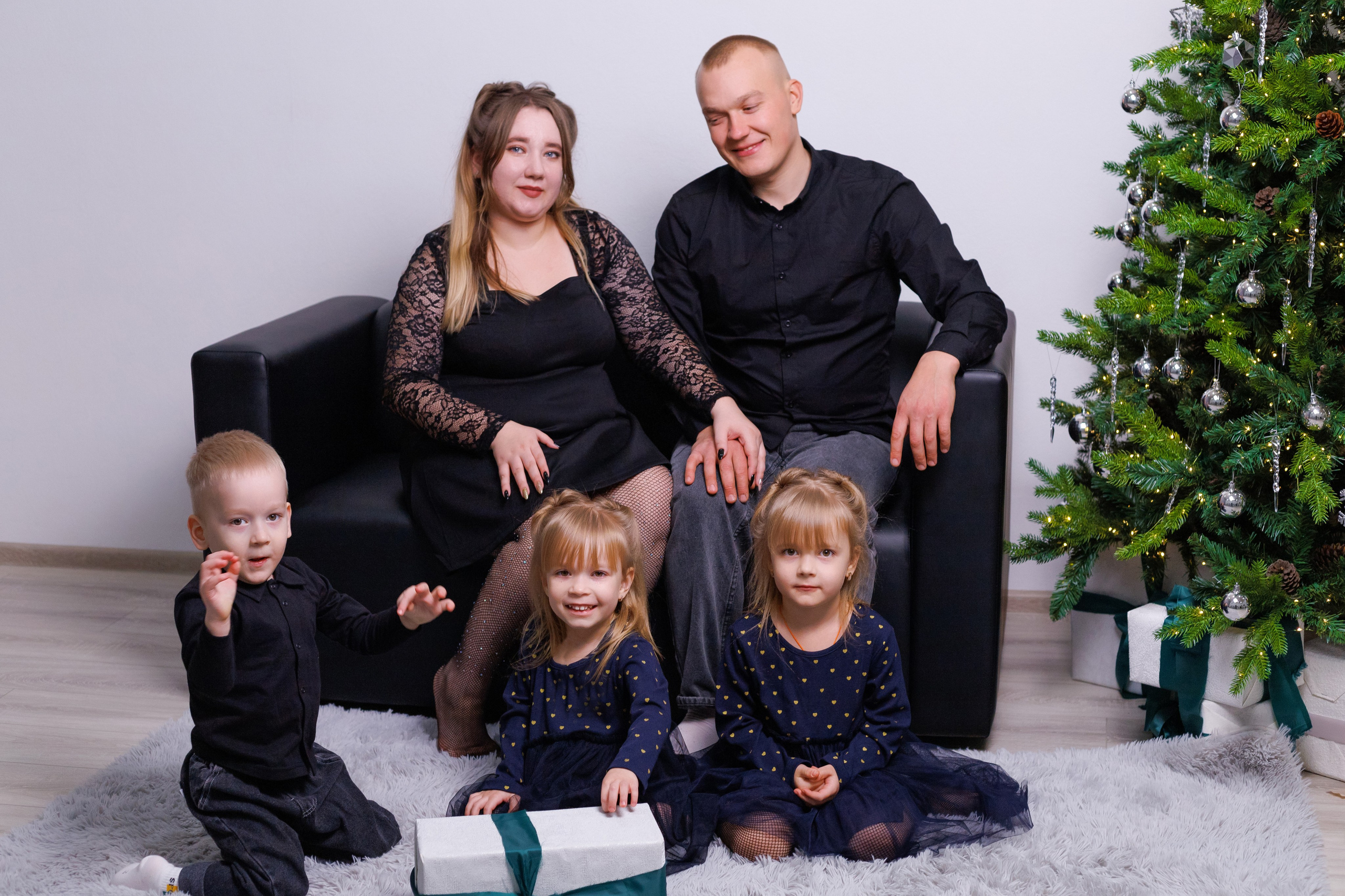 Новогодняя семейная. Семейный и творческий фотограф ст. Каневская| г. Краснодар | Мария Шарафан