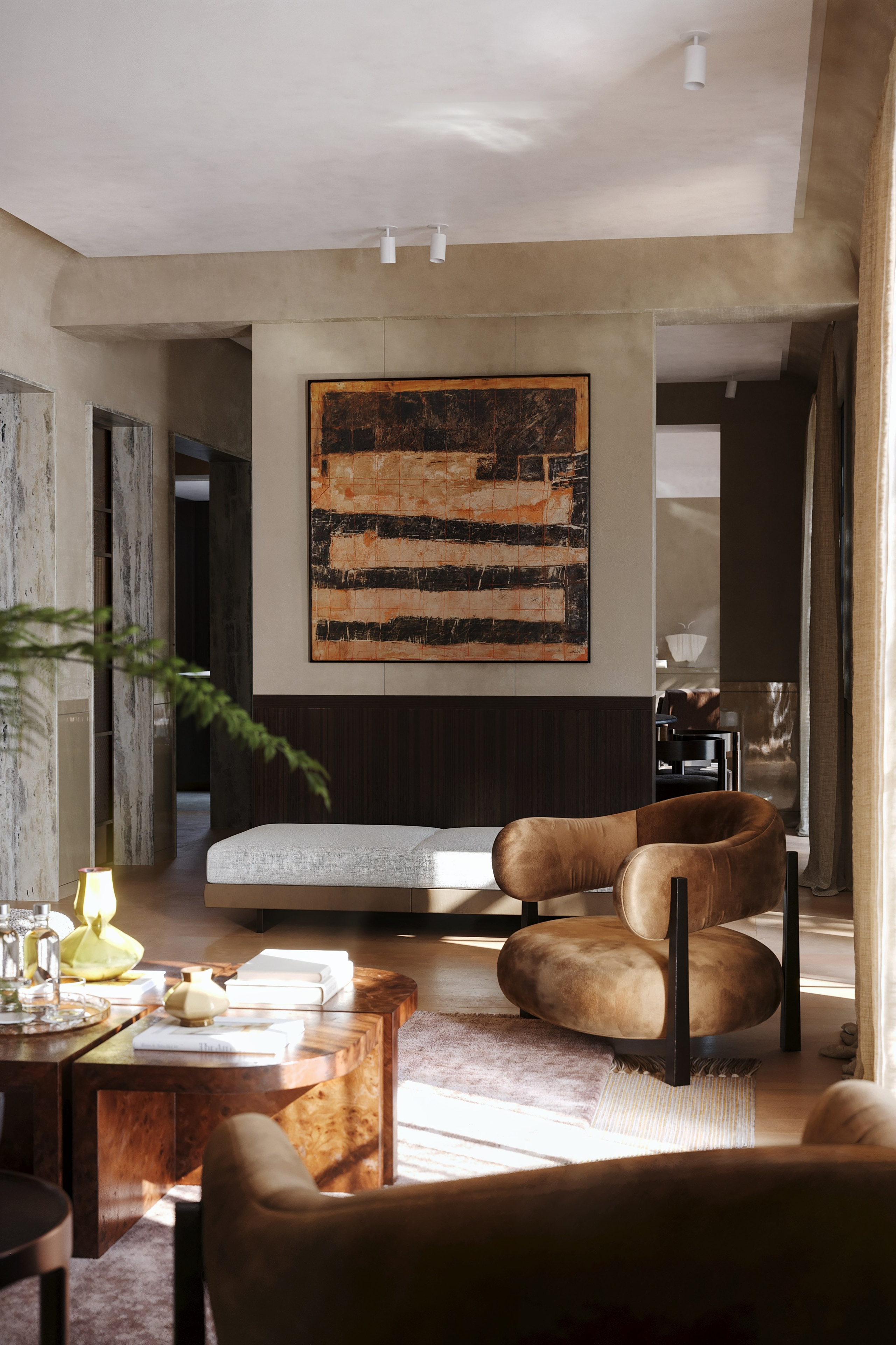 Alliot+Maudet buro livingroom. Визуализации Дизайн проектов