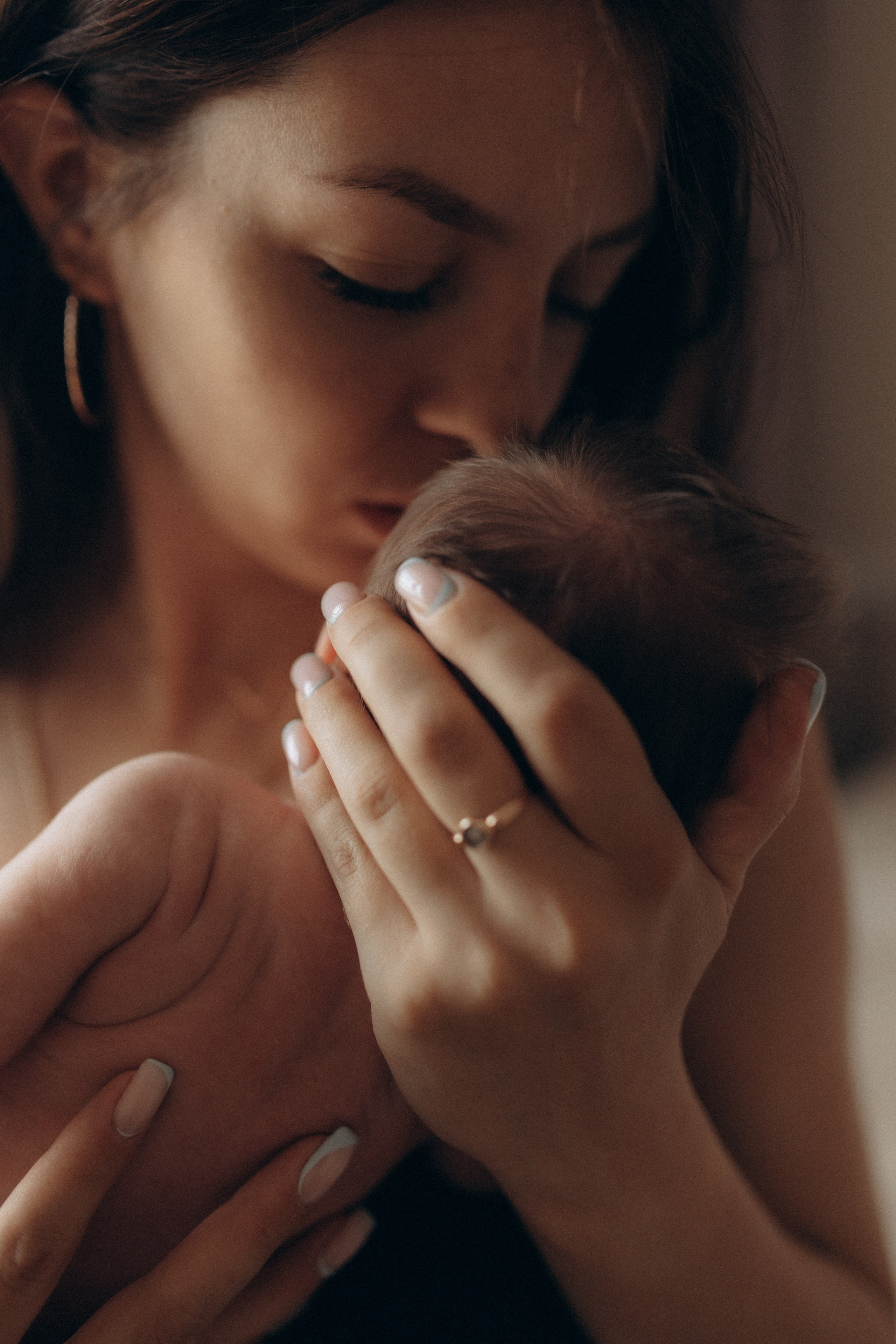 Семейная фотосессия с новорожденным ньюборн. Семейный фотограф в Москве и Люберцах Юлия Гуськова