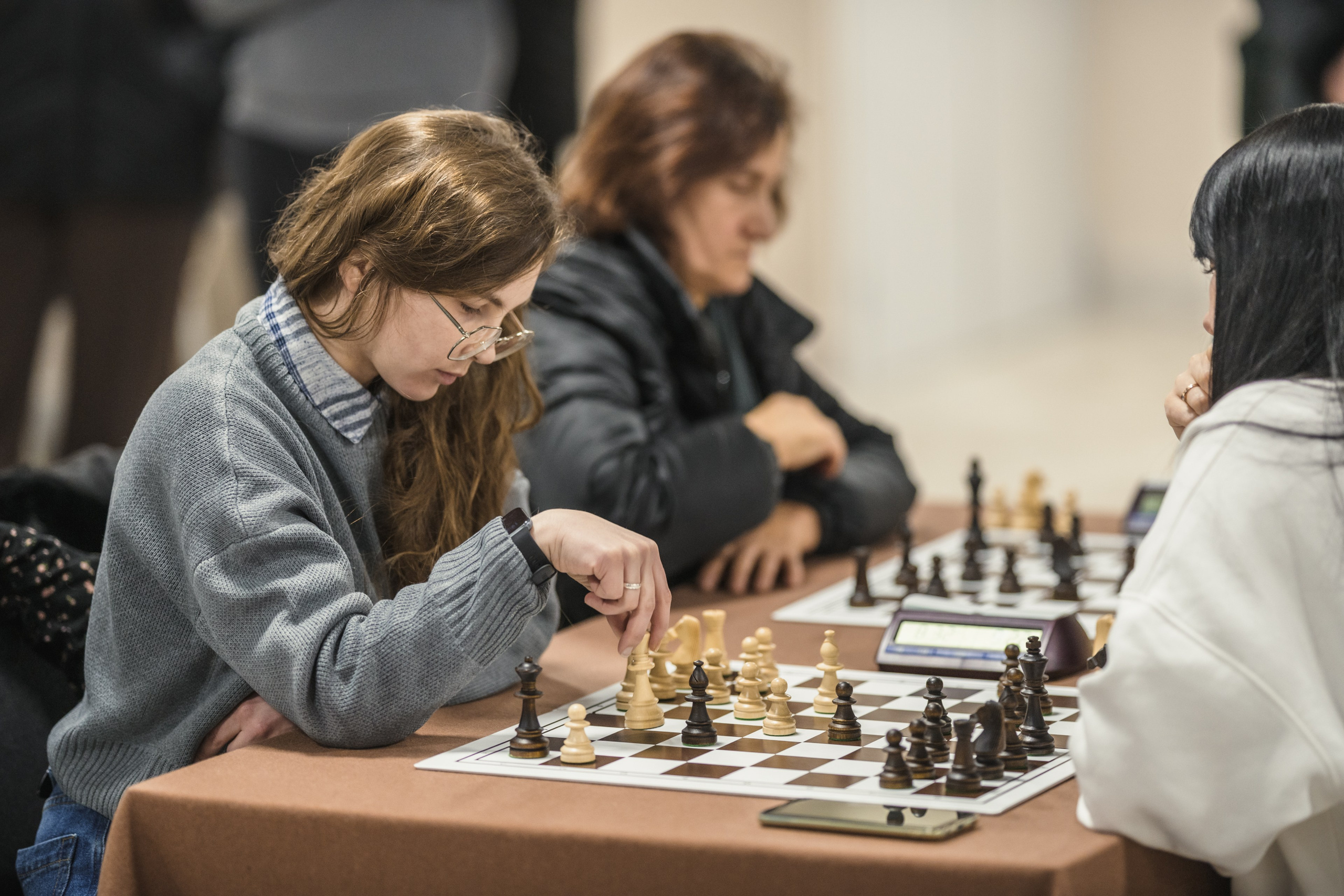 Чемпионат Мозырского района по шахматам. Репортажный фотограф Владимир Беляй