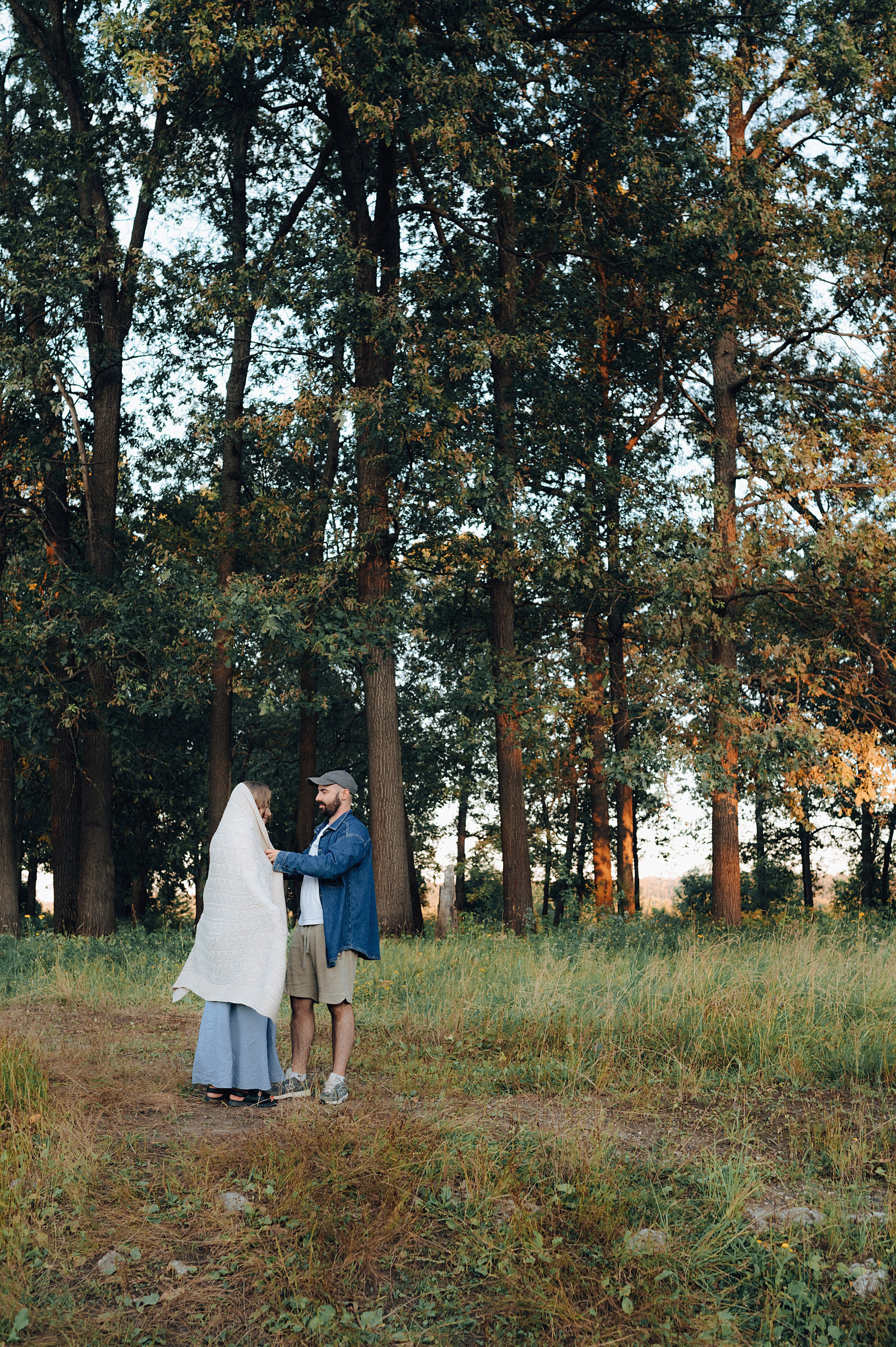 Лес.закат.Вика и Денис. Детский и семейный фотограф Катерина Мишина