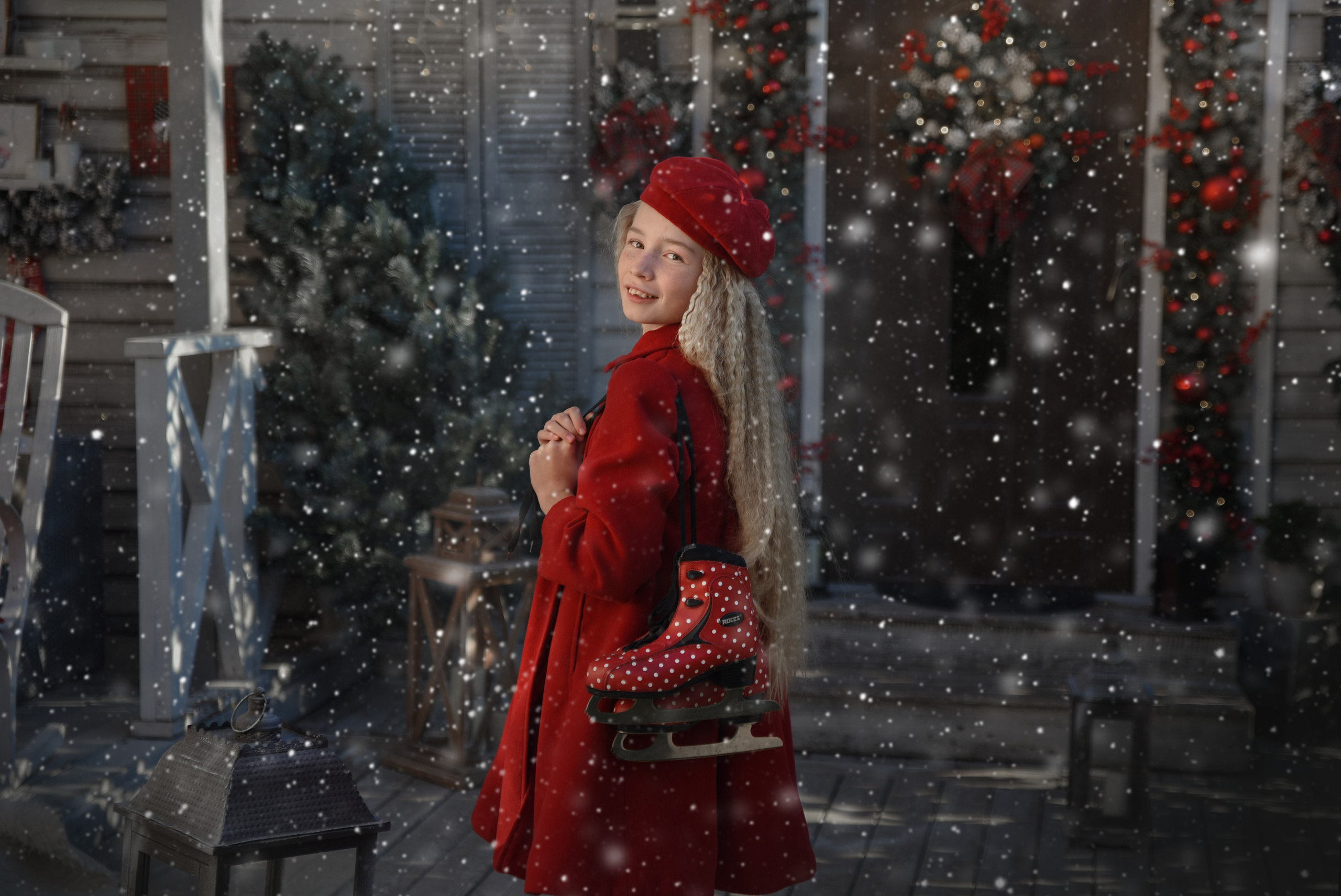 Новогодние съемки. Фотограф Надя Заручевская