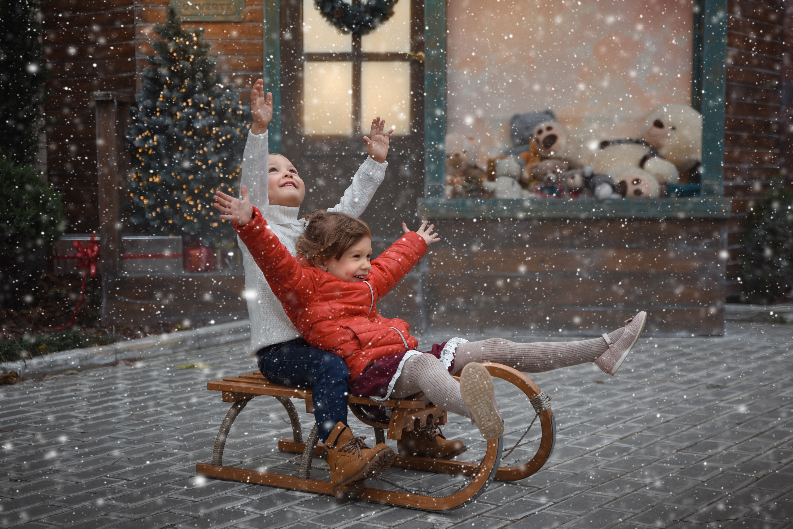 Новогодние съемки. Фотограф Надя Заручевская