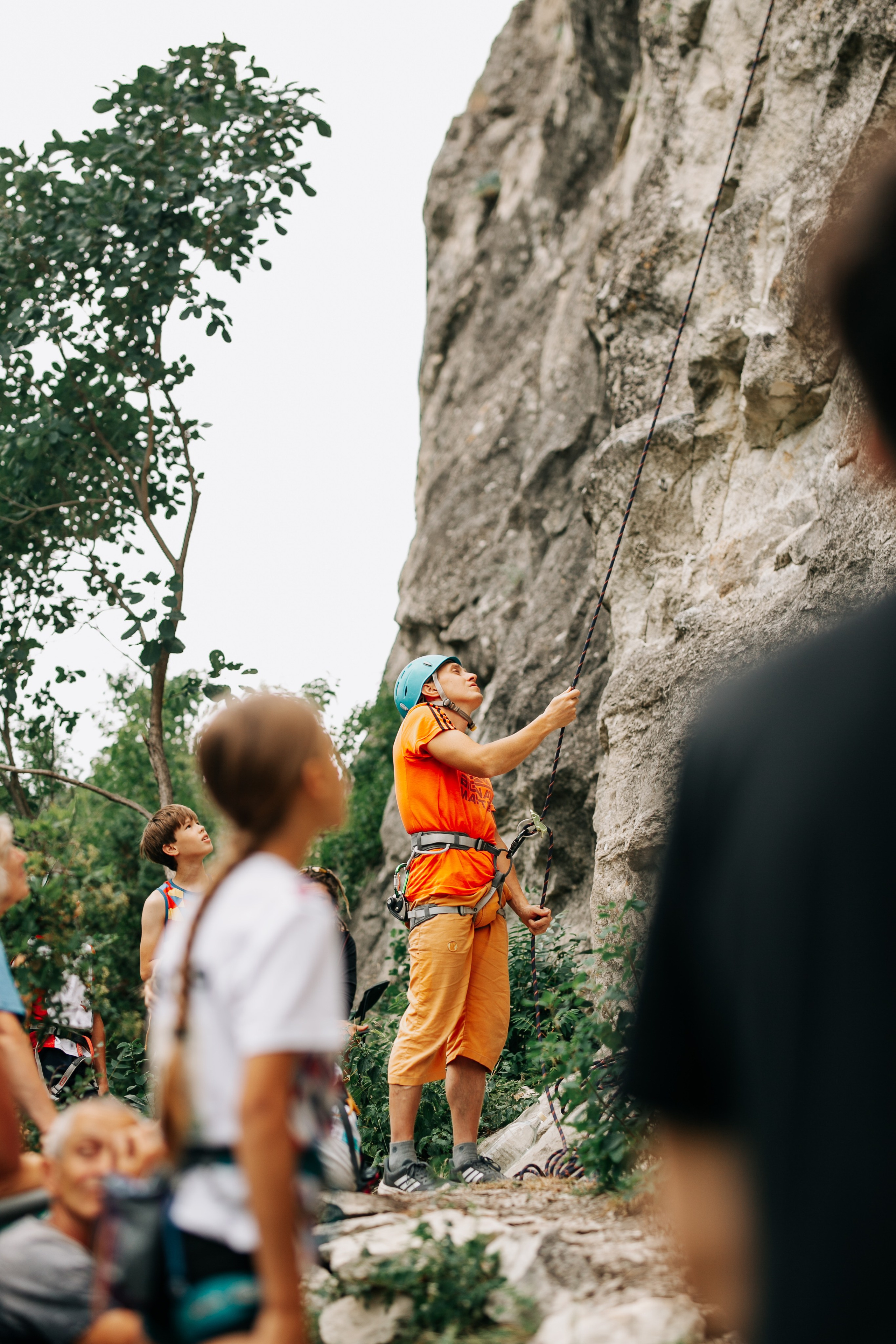 Соревнования по скалолазанию. Фотограф в Крыму