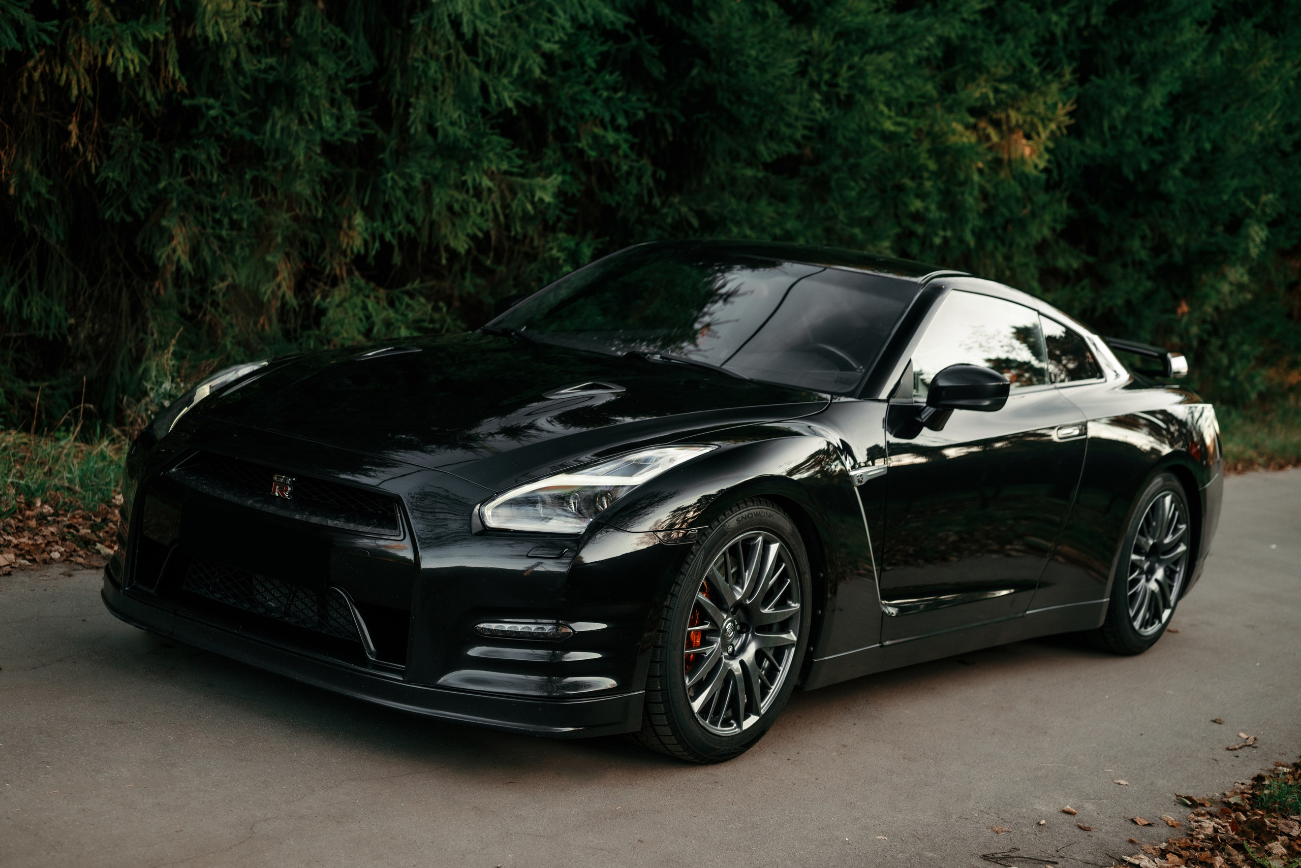 Nissan GT-R35 autumn vibe. DeLorein