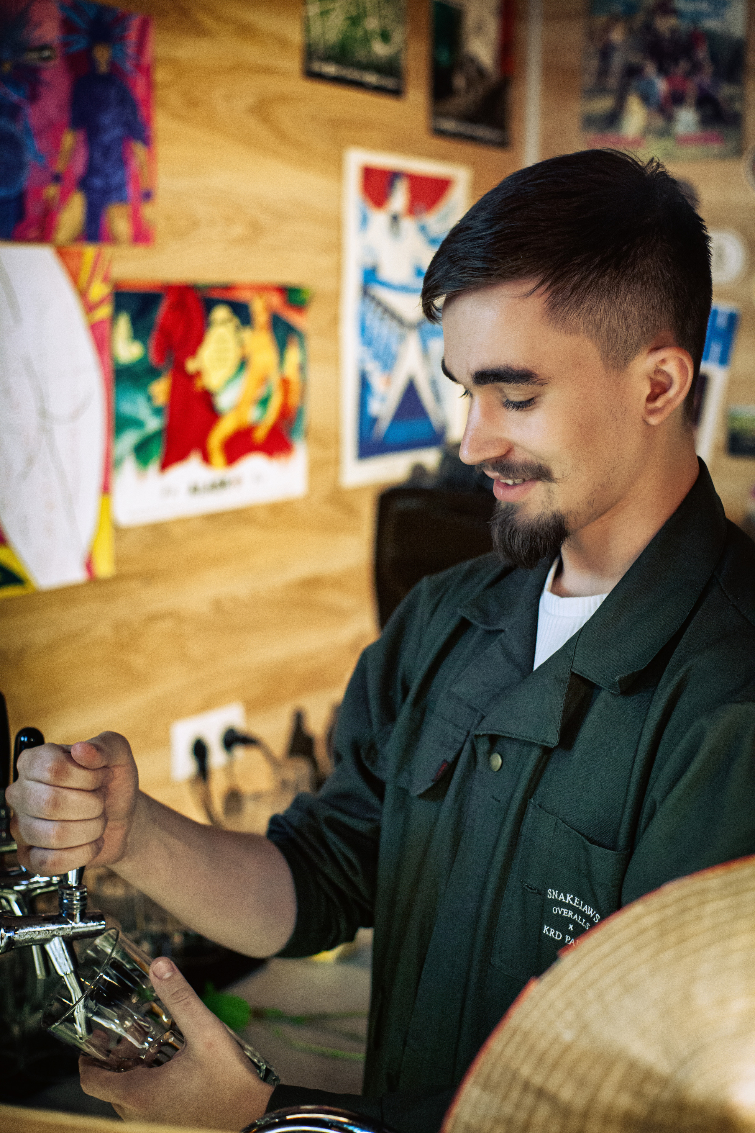 Съемка в кафе