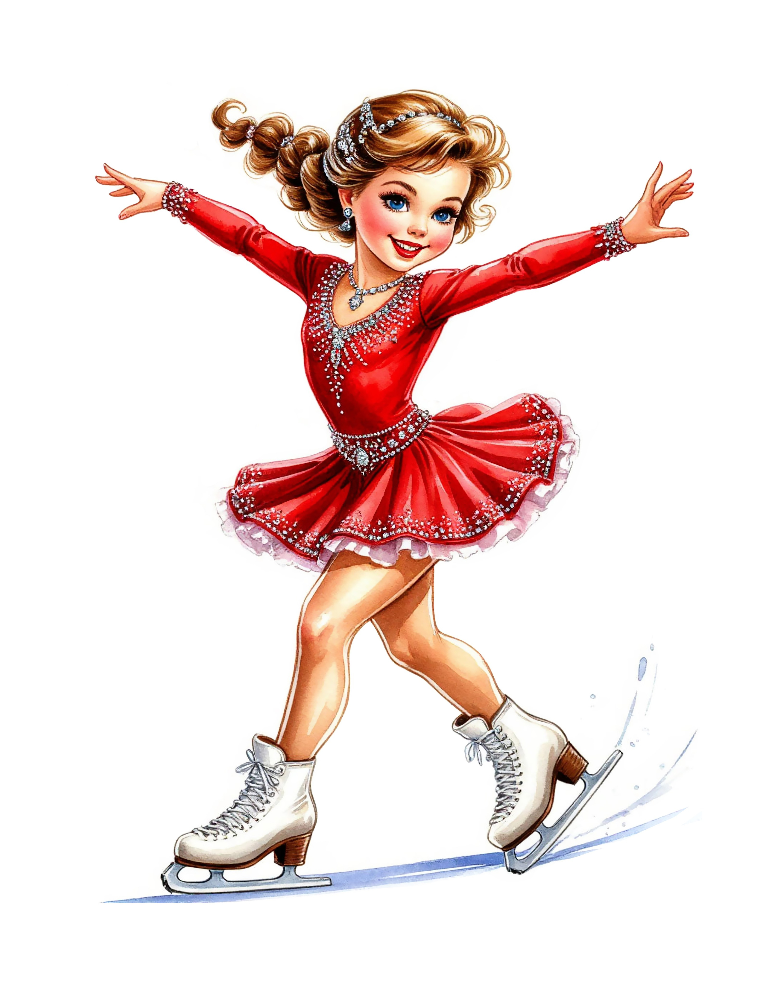 ФК девочки на белом фоне. Фигурное катание для взрослых и детей на Васильевском 🌟