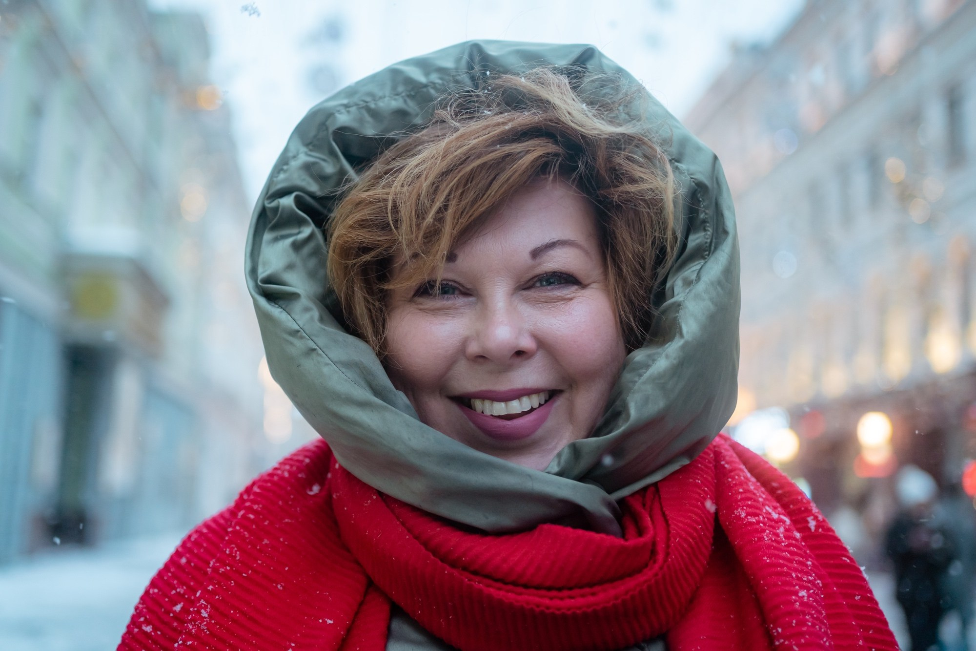 Юля с семьей в центре. Семейный фотограф Варвара Сорока в городе Москве