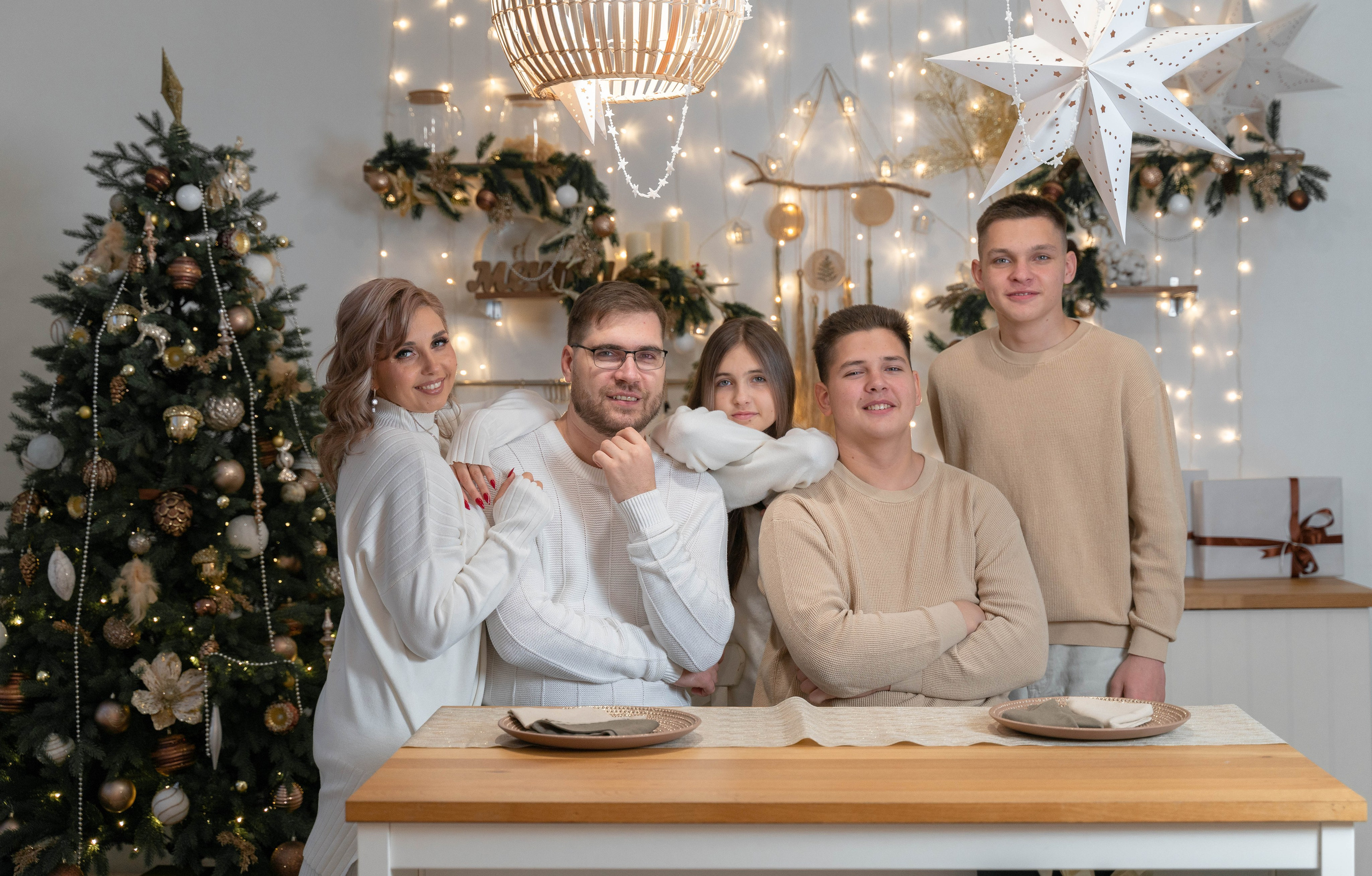 Семейная новогодняя фотосессия. ALISON FILMS