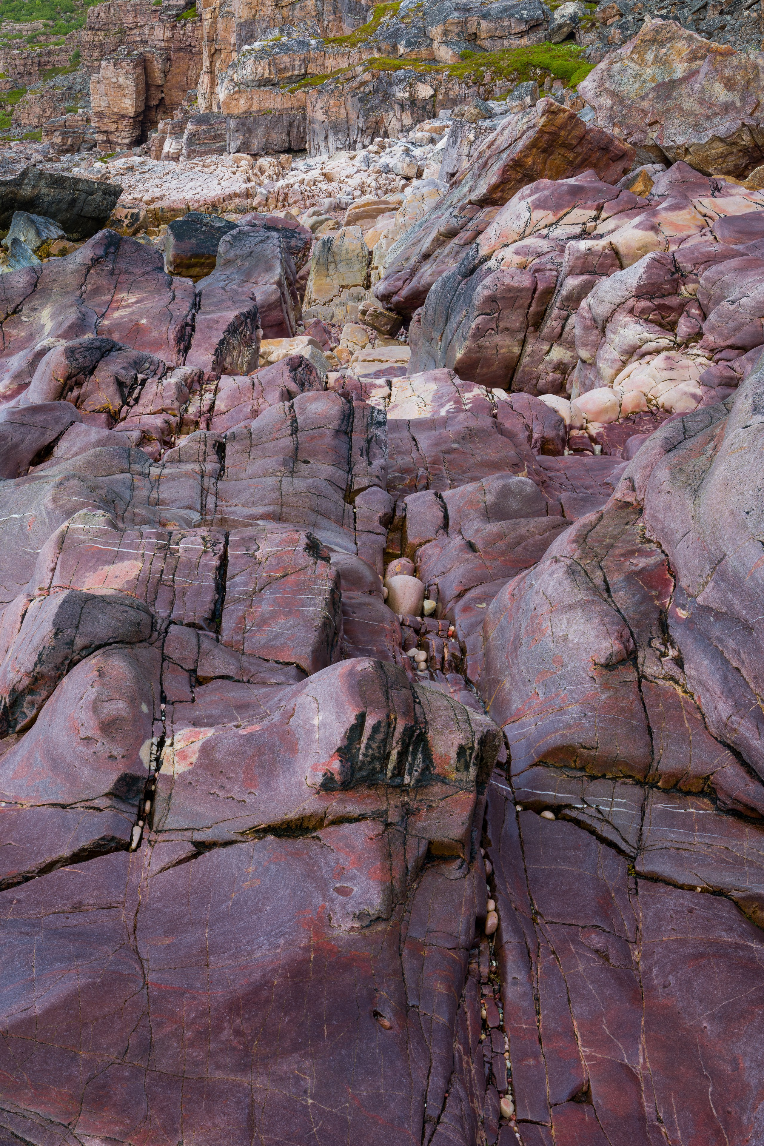 Пляж Круглых Камней. Северные Ночи