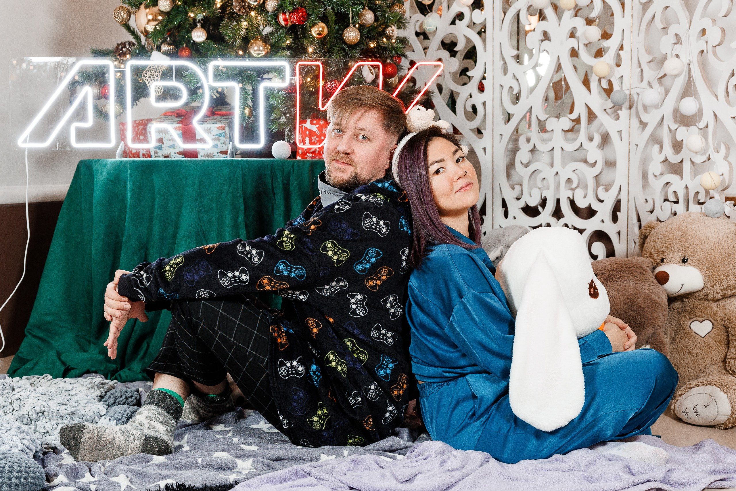 Пижамный новогодний корпоратив АРТВ. Фотограф в Санкт-Петербурге — Сергей Петров