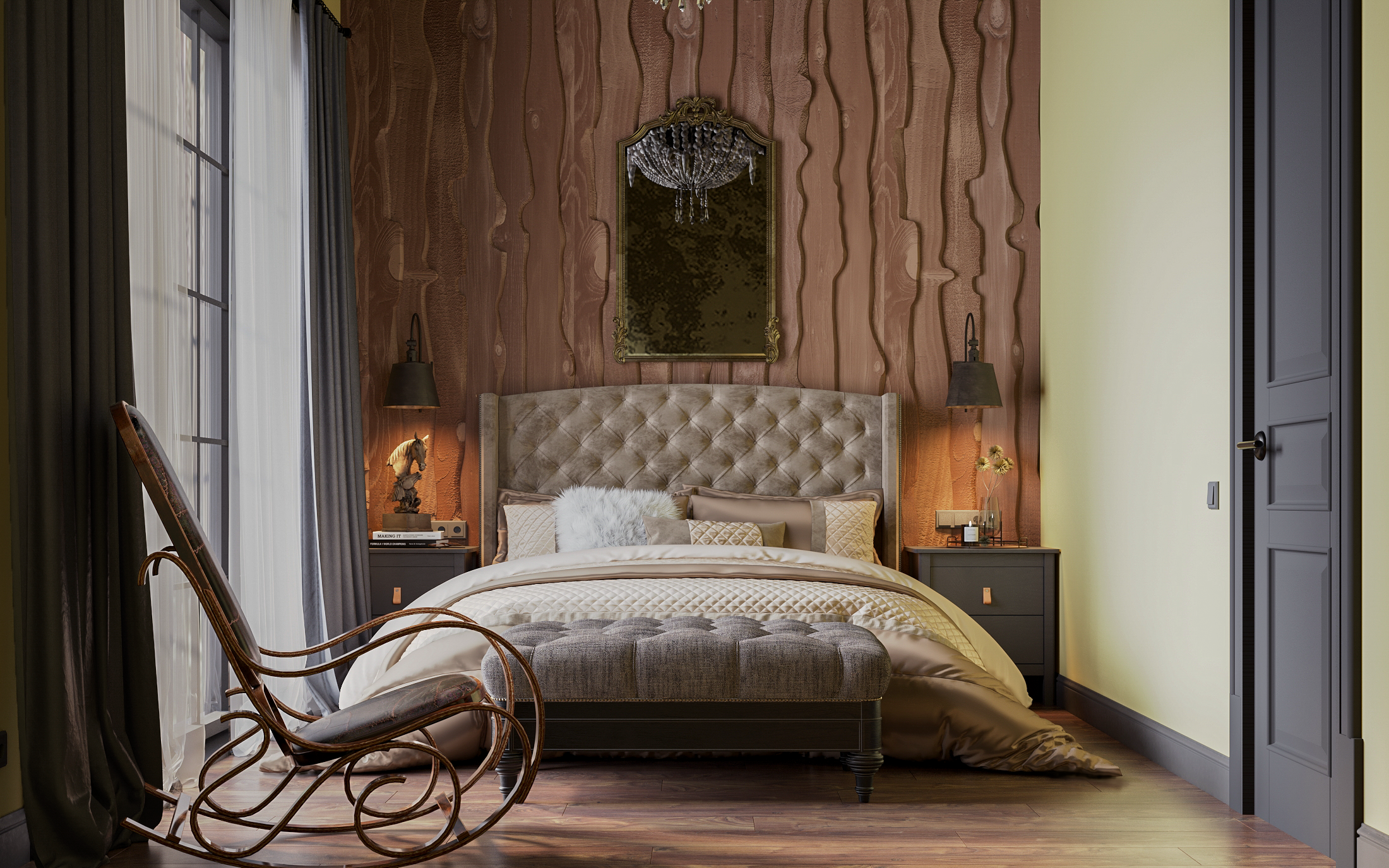 Охотничий домик в стиле русской усадьбы